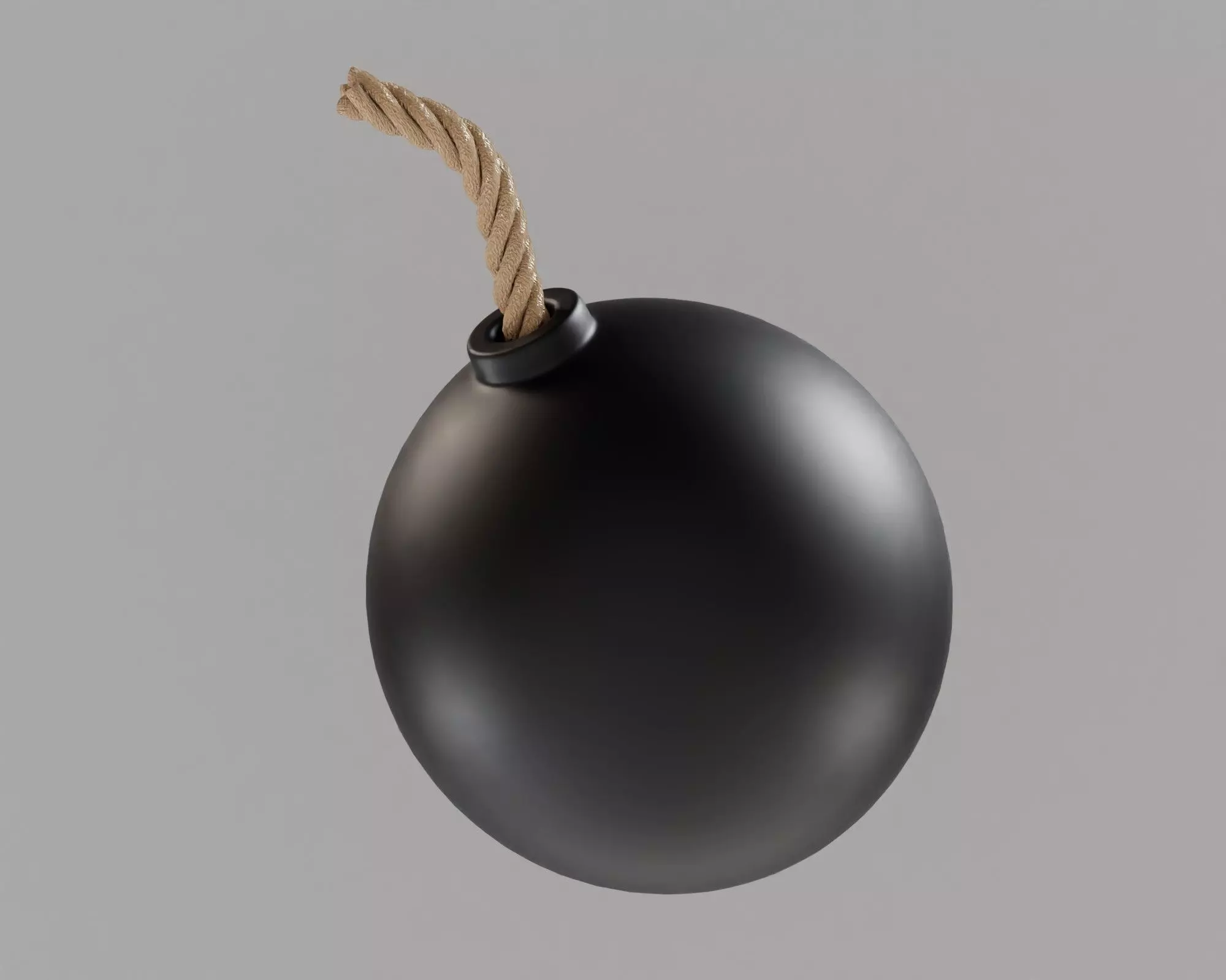 Bomb quality 3d model Low-poly 3D model_0