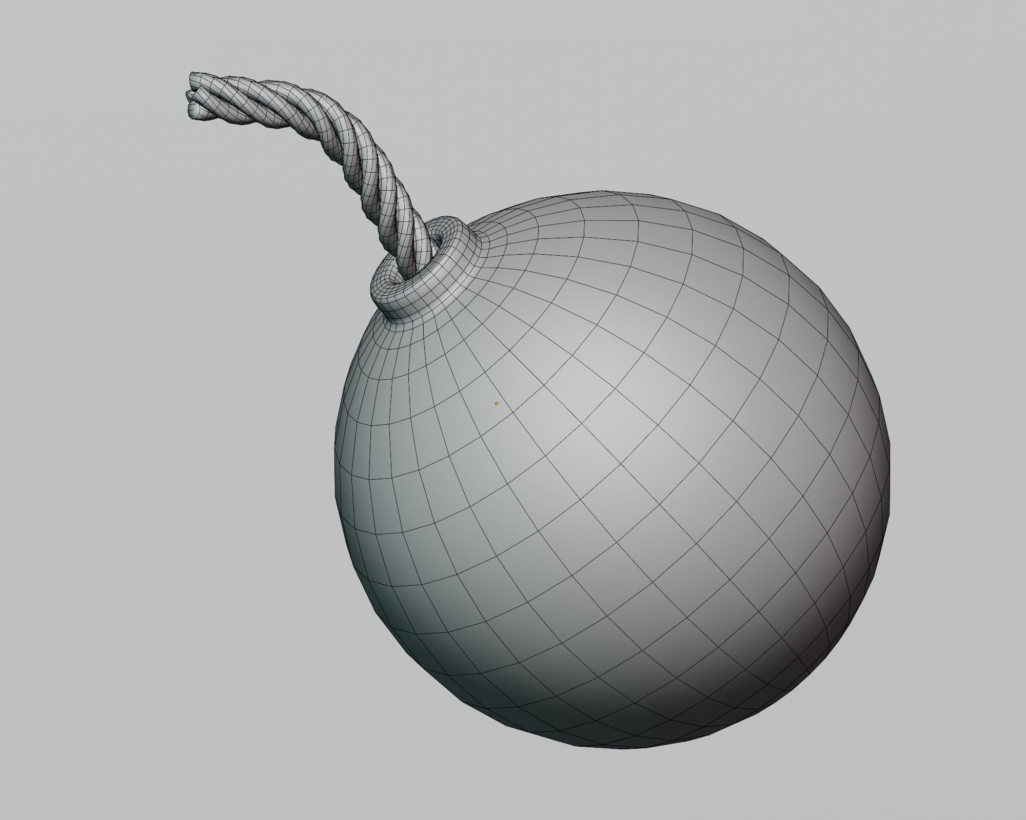 Bomb quality 3d model Low-poly 3D model_2