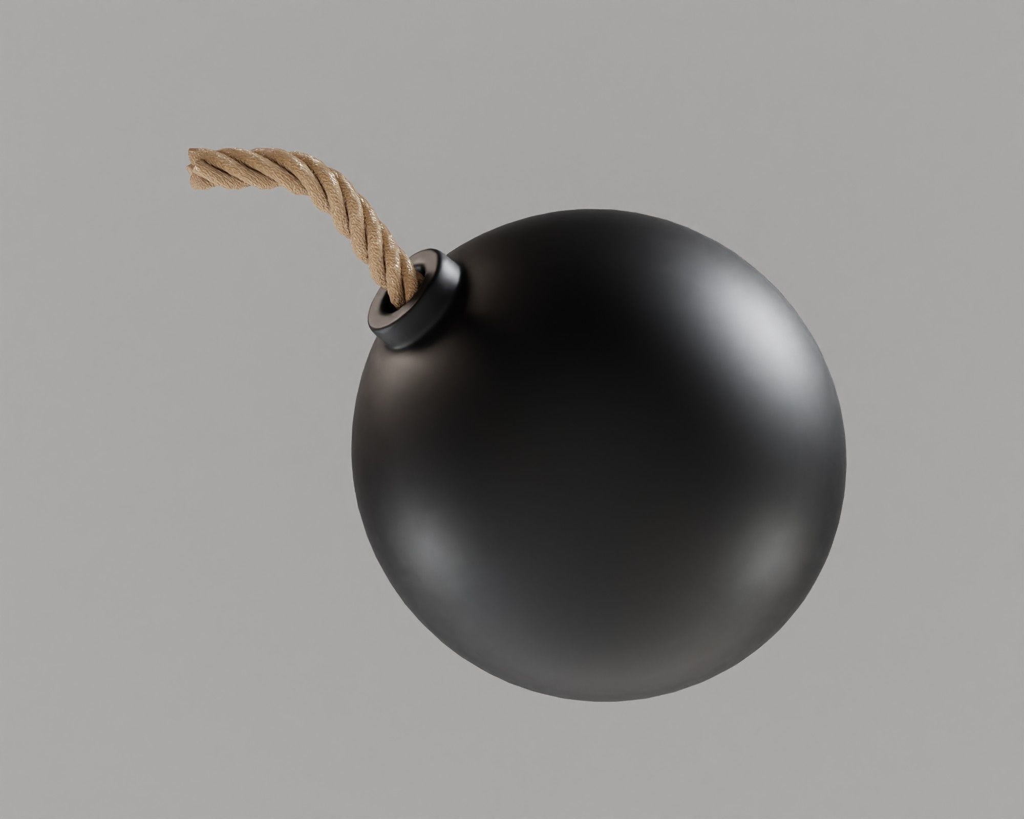 Bomb quality 3d model Low-poly 3D model_1