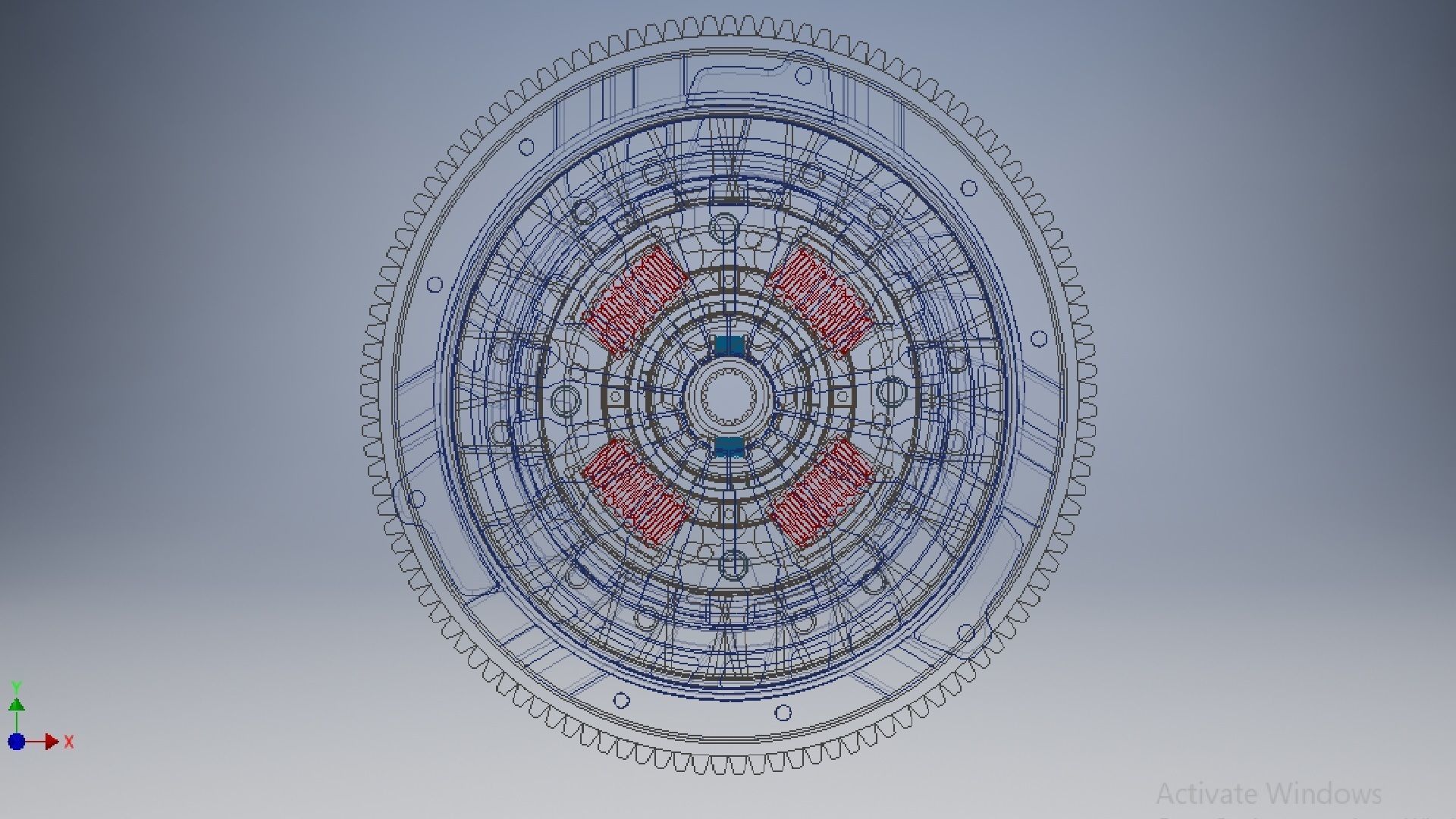 car clutch 3D model 3D model_10