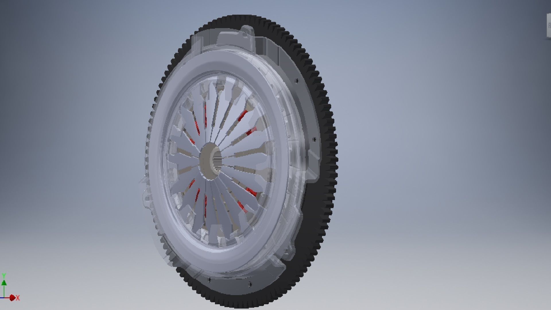 car clutch 3D model 3D model_1