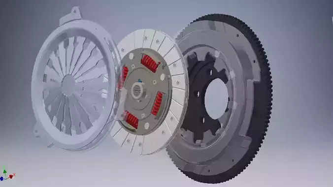 car clutch 3D model