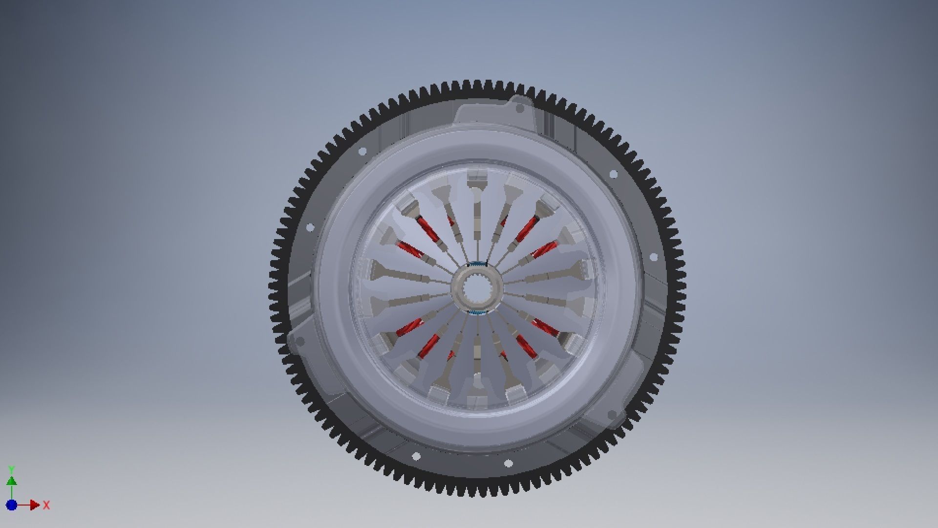 car clutch 3D model 3D model_2