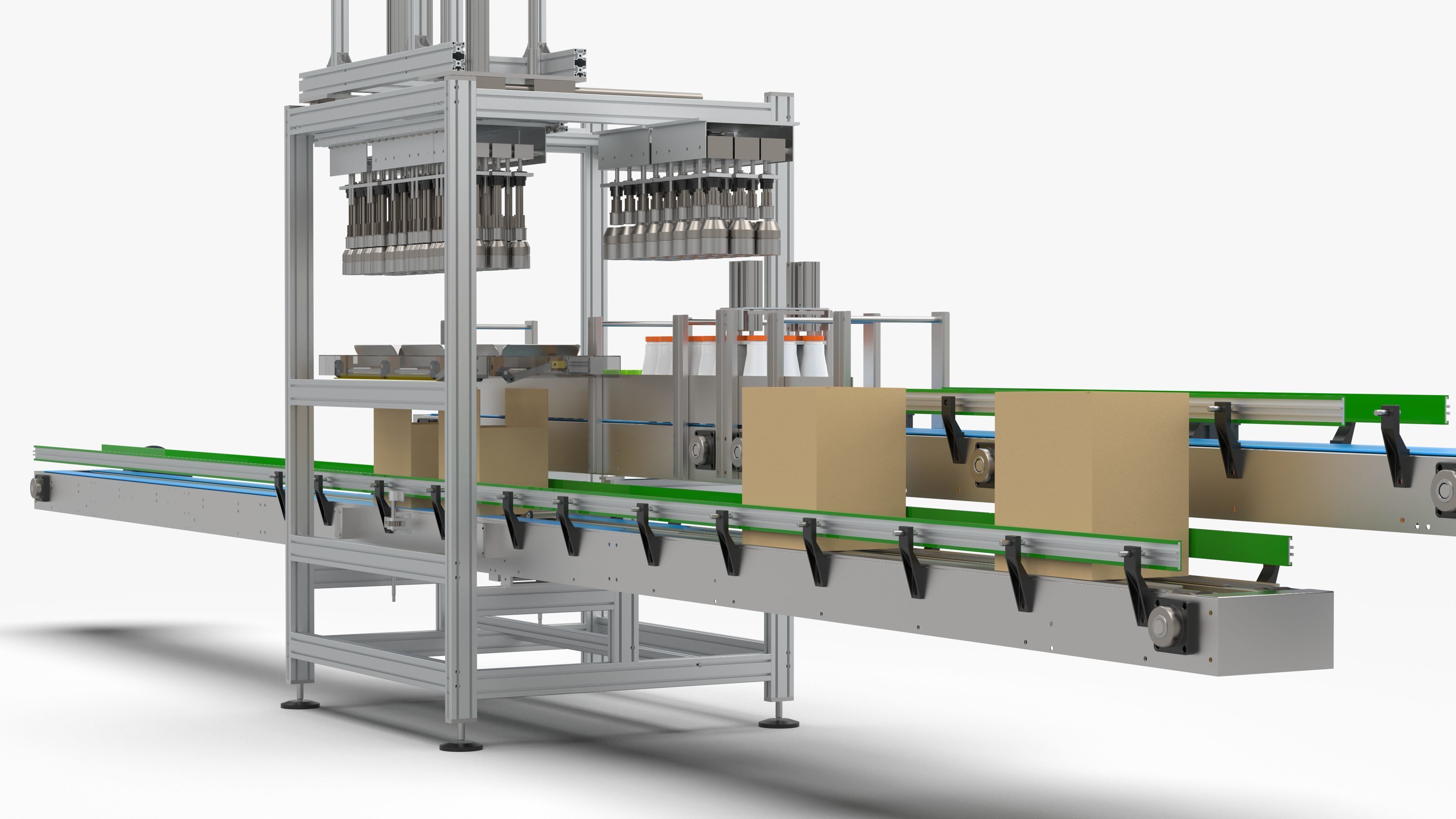 Fully Automatic Box Packing Machine 3D model_14