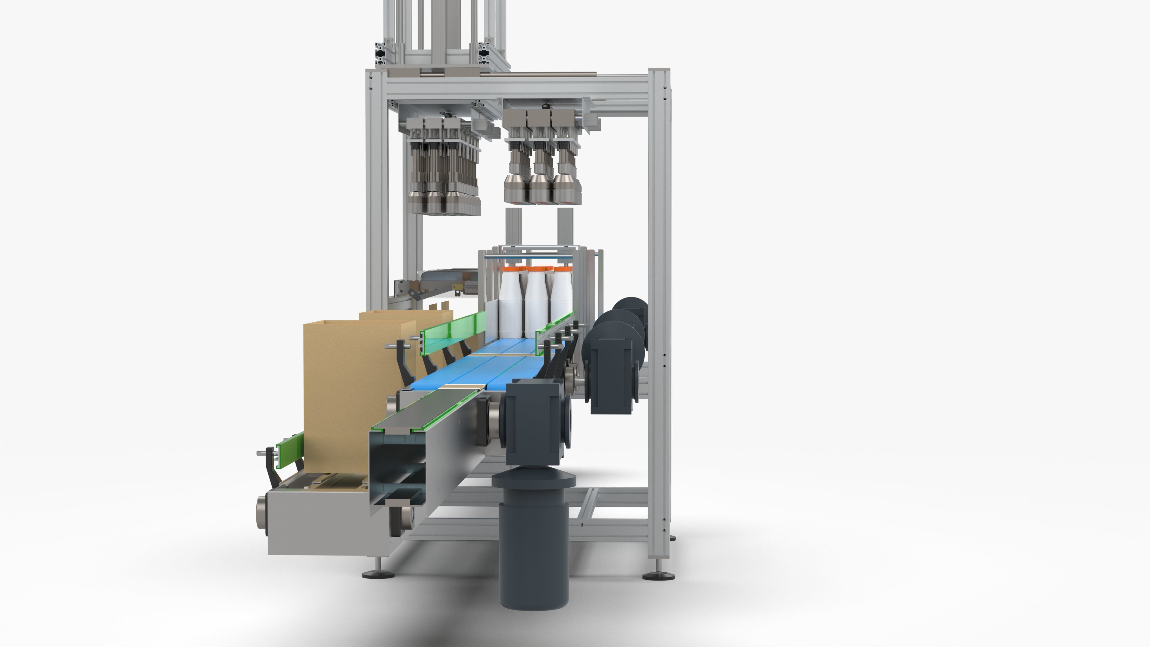 Fully Automatic Box Packing Machine 3D model_15