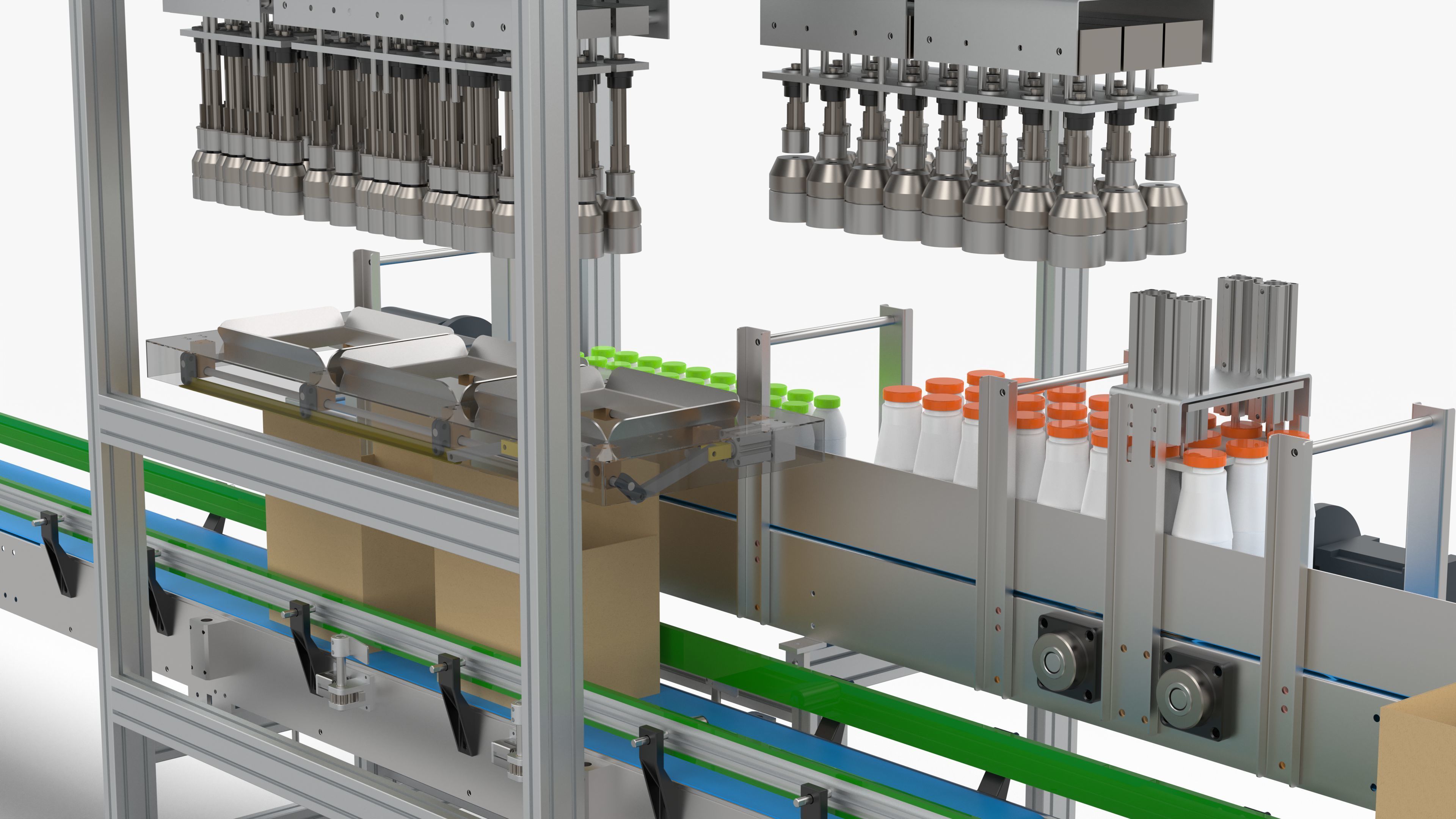 Fully Automatic Box Packing Machine 3D model_10