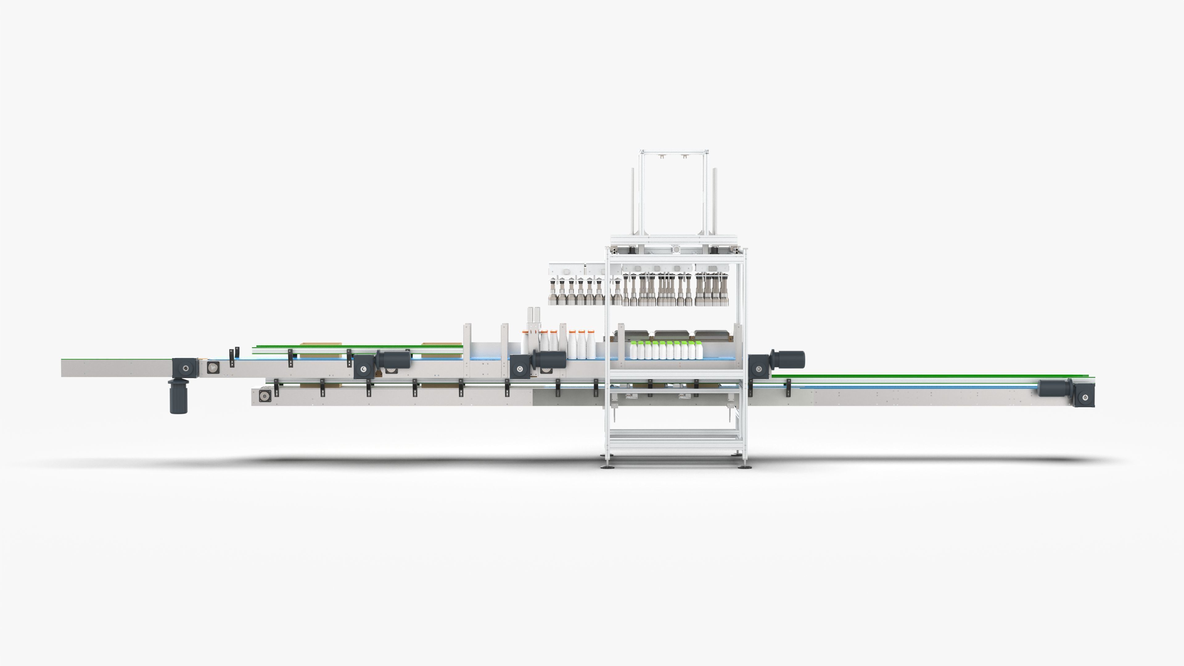 Fully Automatic Box Packing Machine 3D model_7