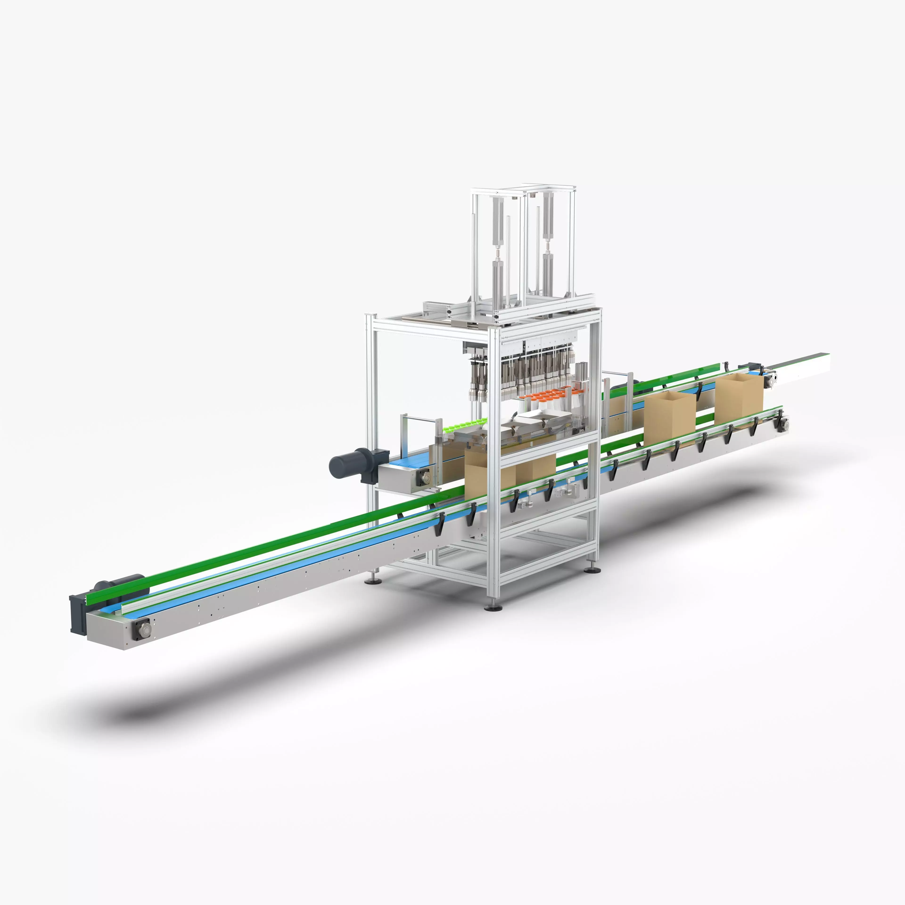 Fully Automatic Box Packing Machine 3D model_0