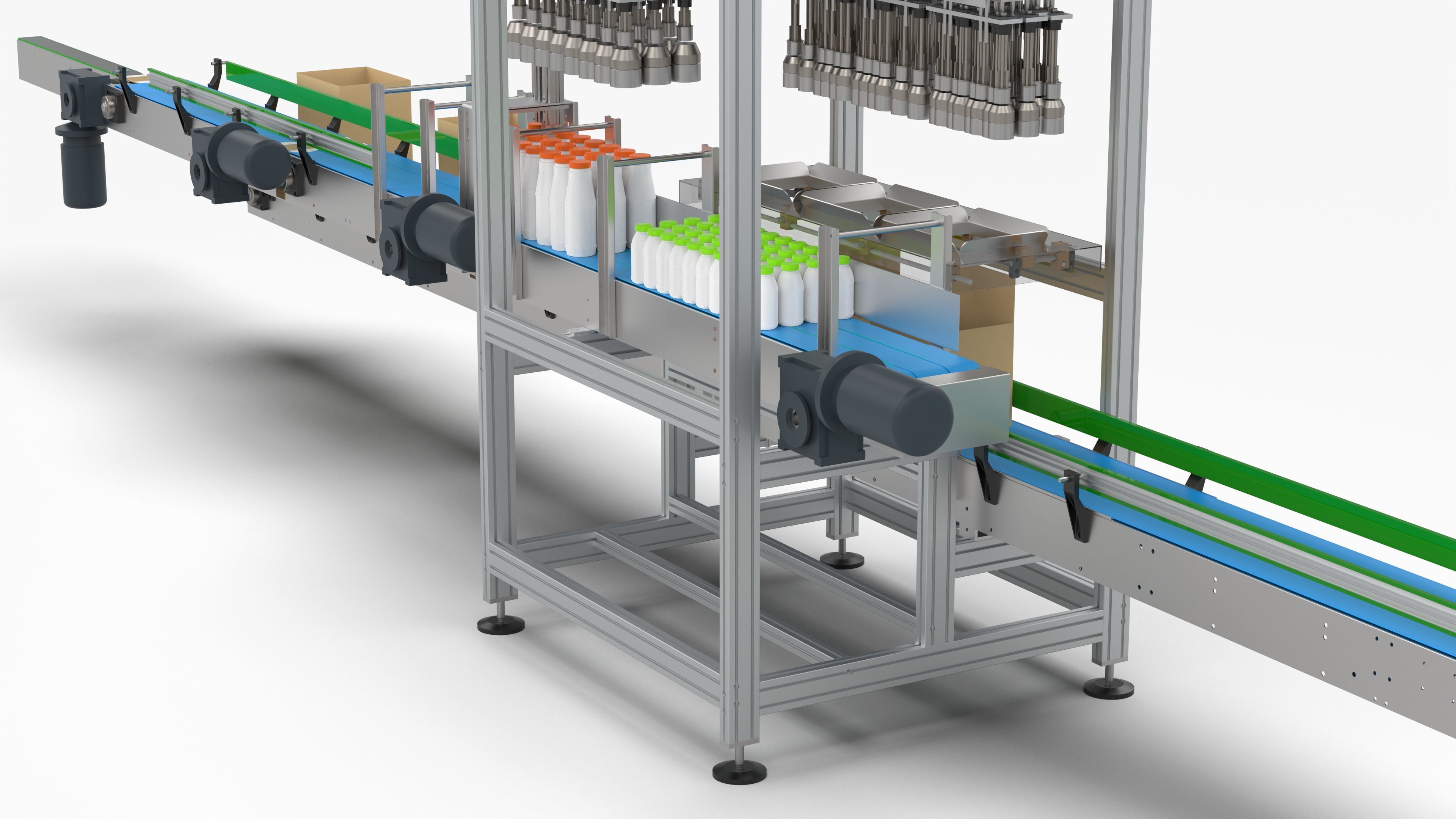 Fully Automatic Box Packing Machine 3D model_17