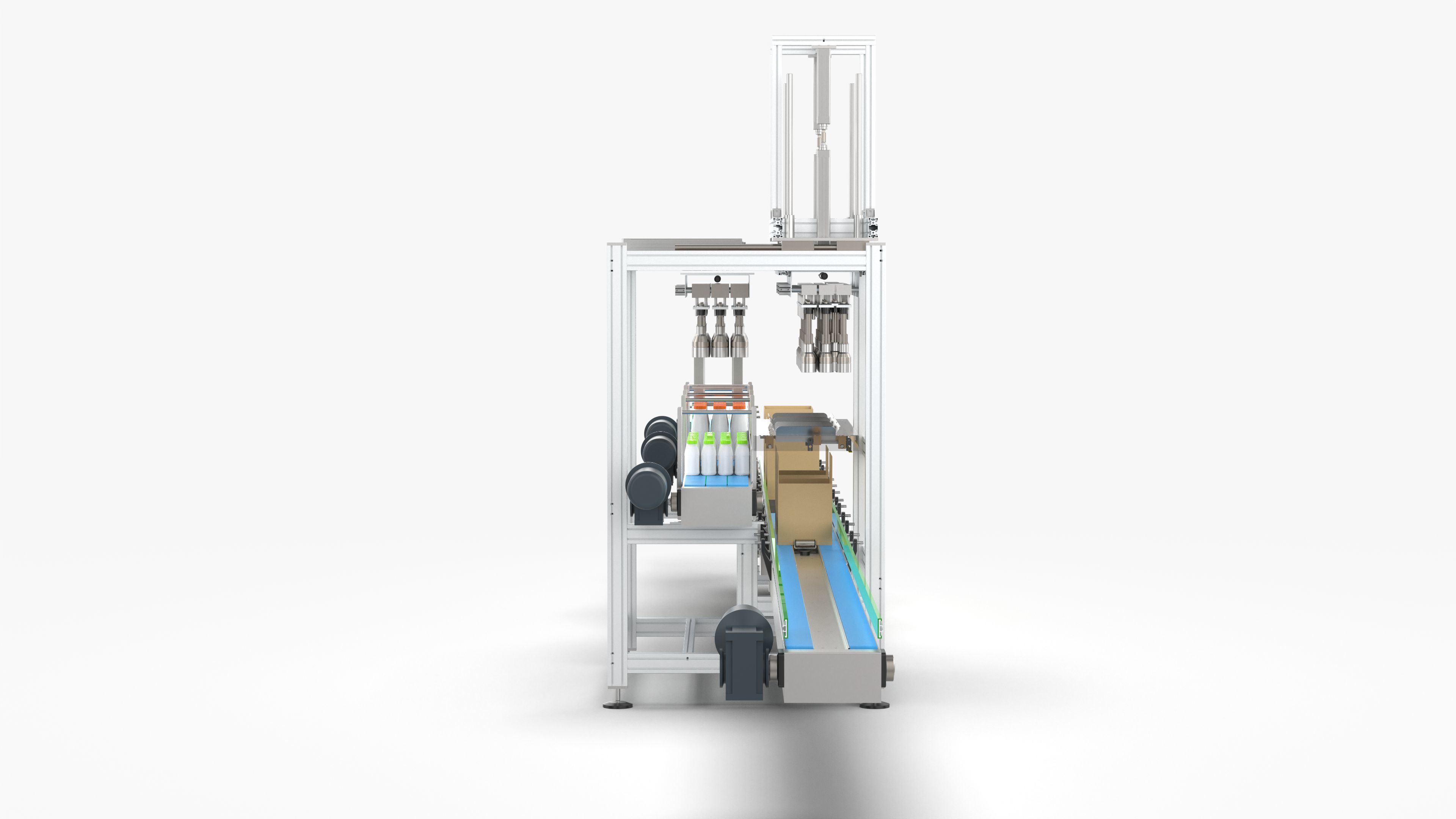 Fully Automatic Box Packing Machine 3D model_6