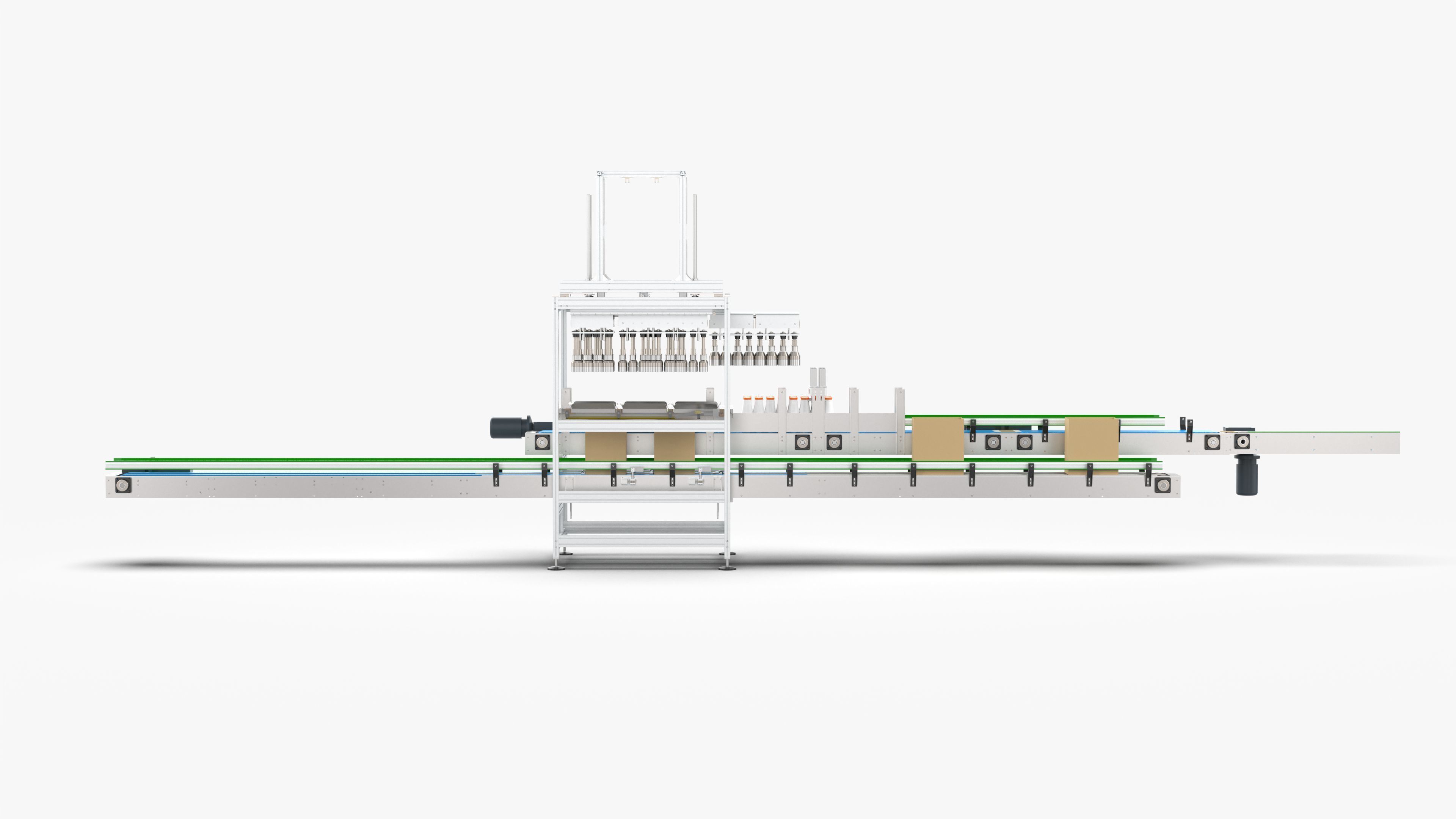 Fully Automatic Box Packing Machine 3D model_5