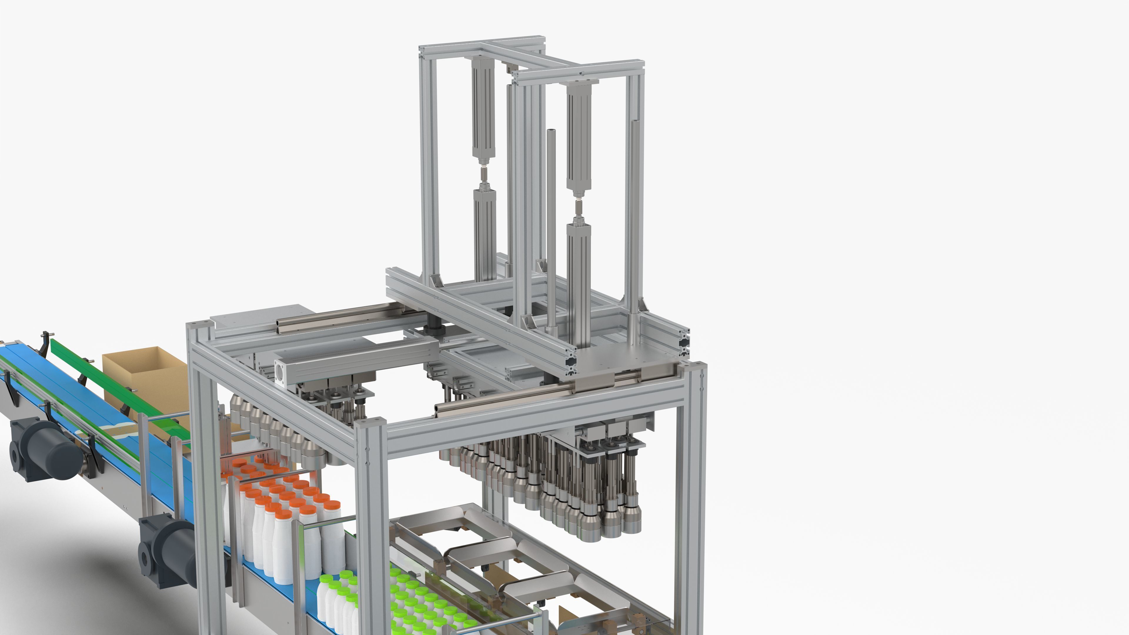 Fully Automatic Box Packing Machine 3D model_18