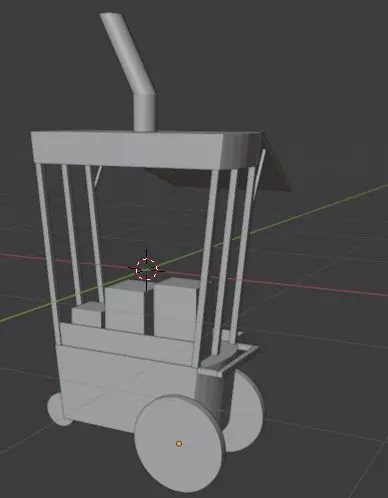FOOD CART 3D print model_0