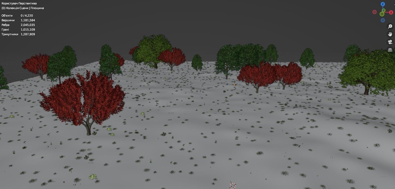 August Forest 3D model_11