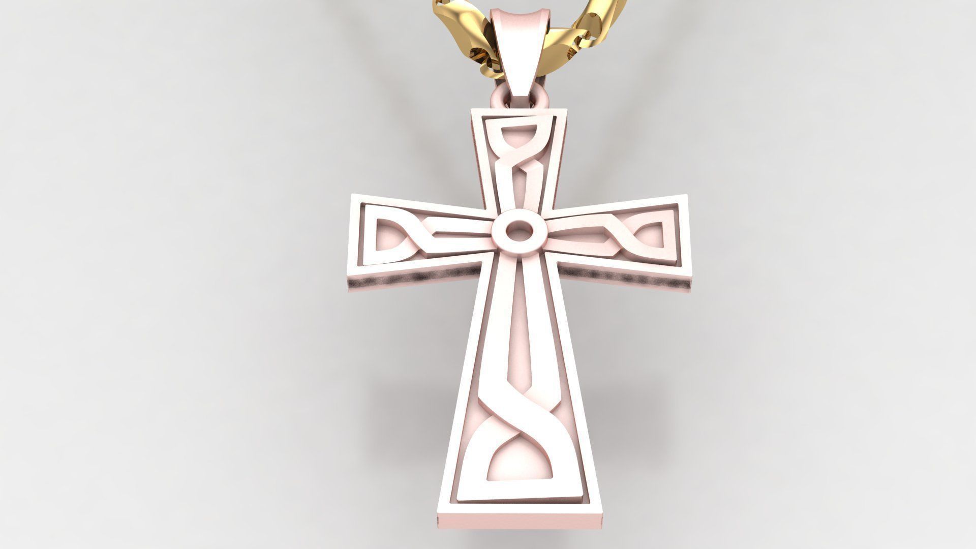 Jesus Cross D35 3D print model_7