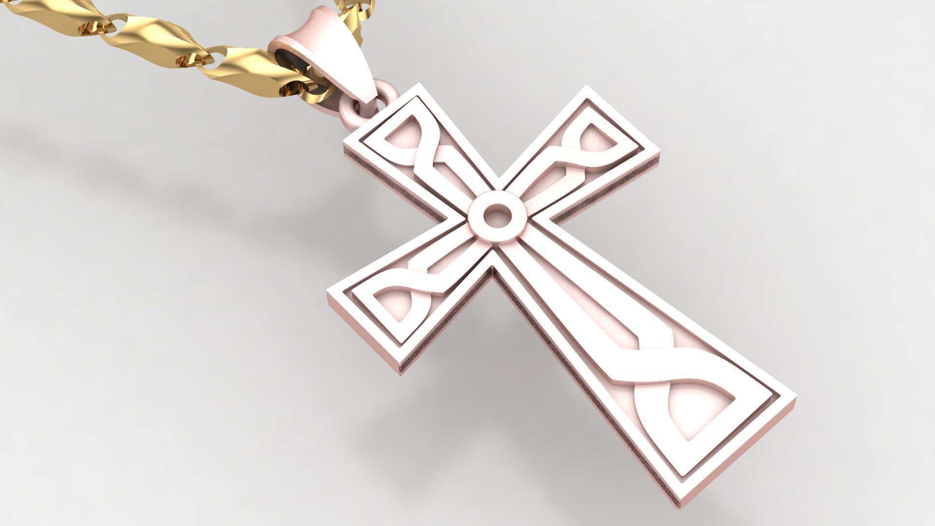 Jesus Cross D35 3D print model_6