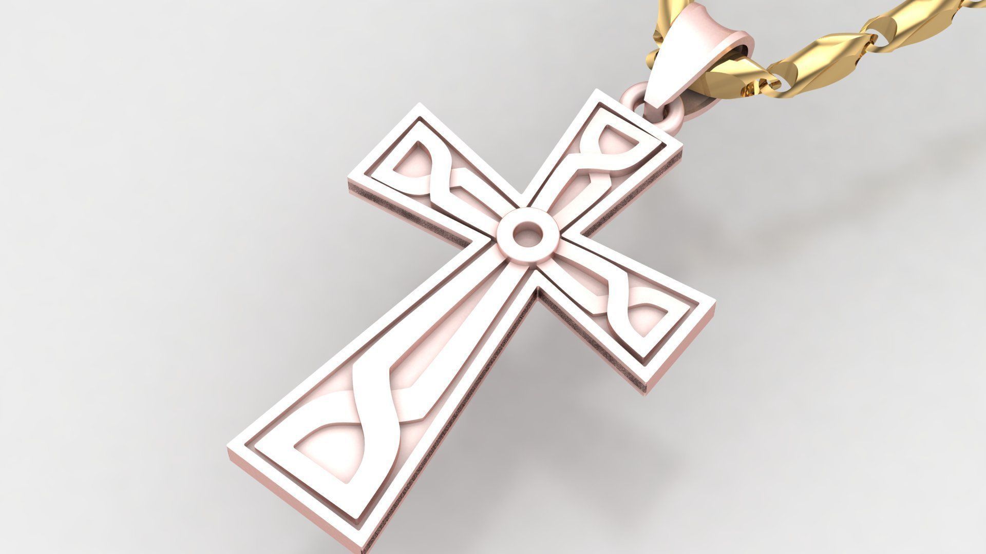 Jesus Cross D35 3D print model_5