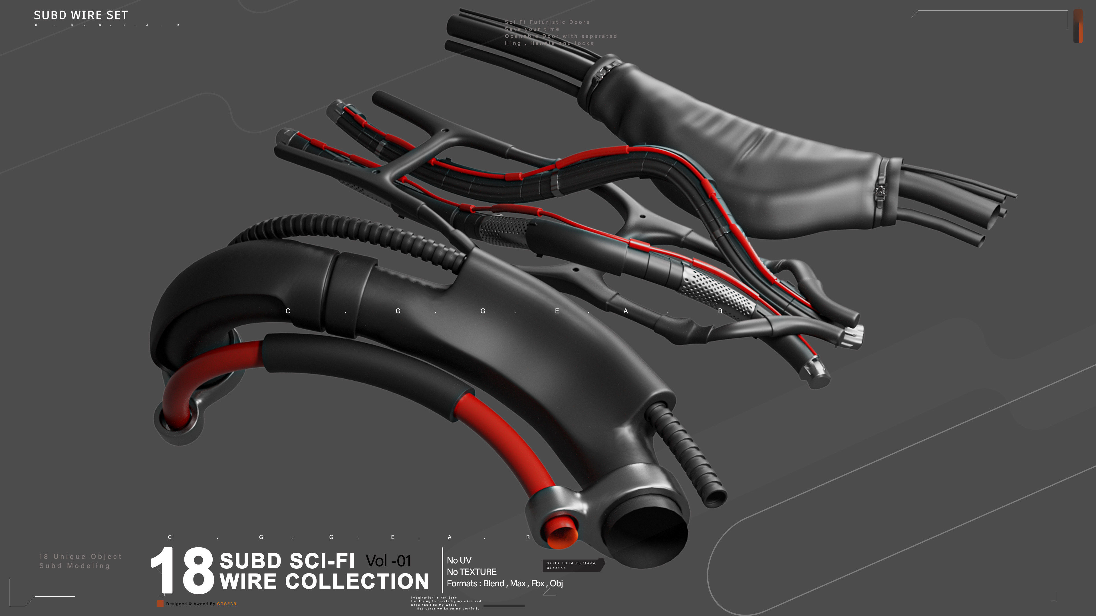 Subd Cables and Wires VOl-01 3D model_4