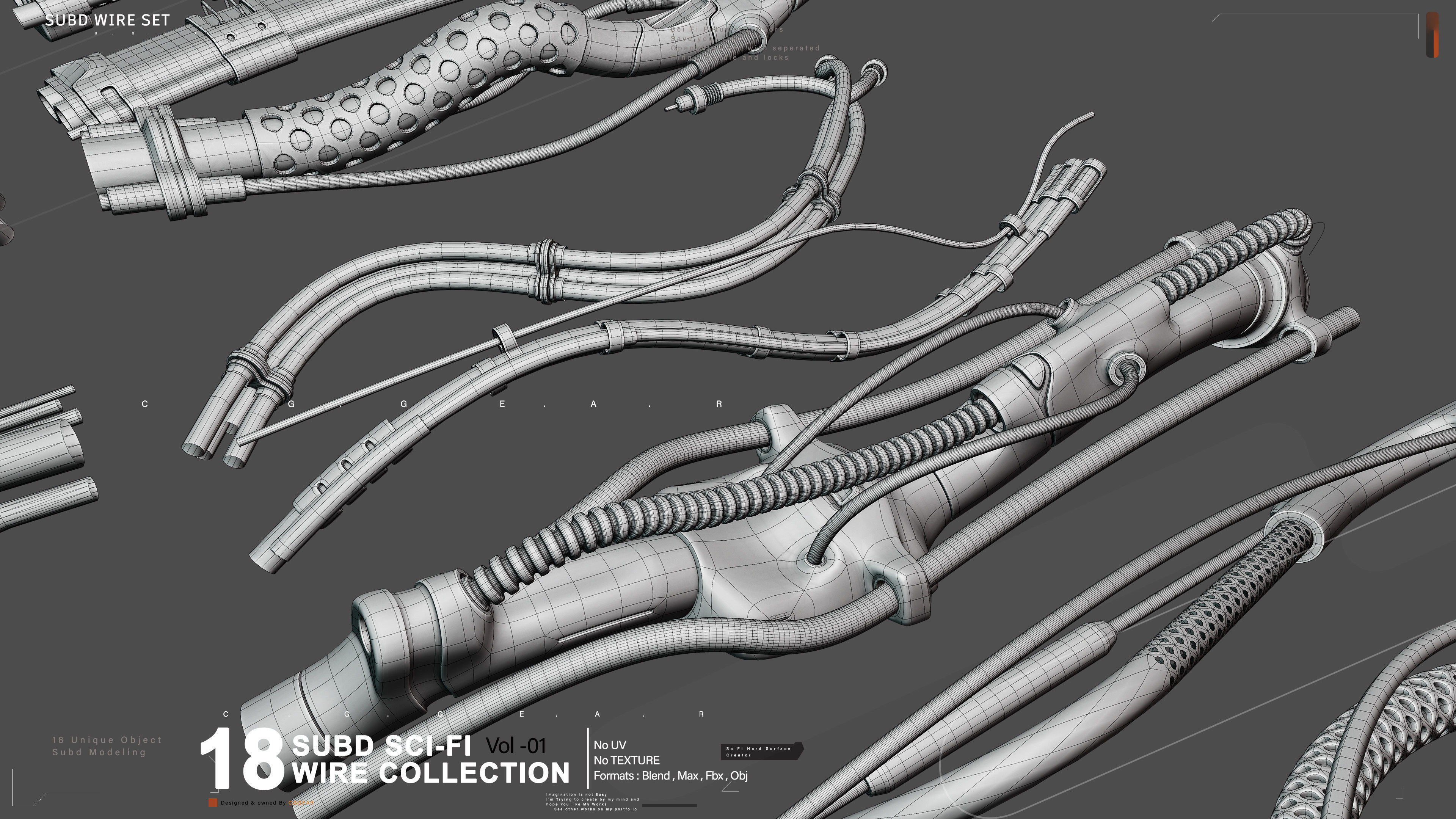 Subd Cables and Wires VOl-01 3D model_2