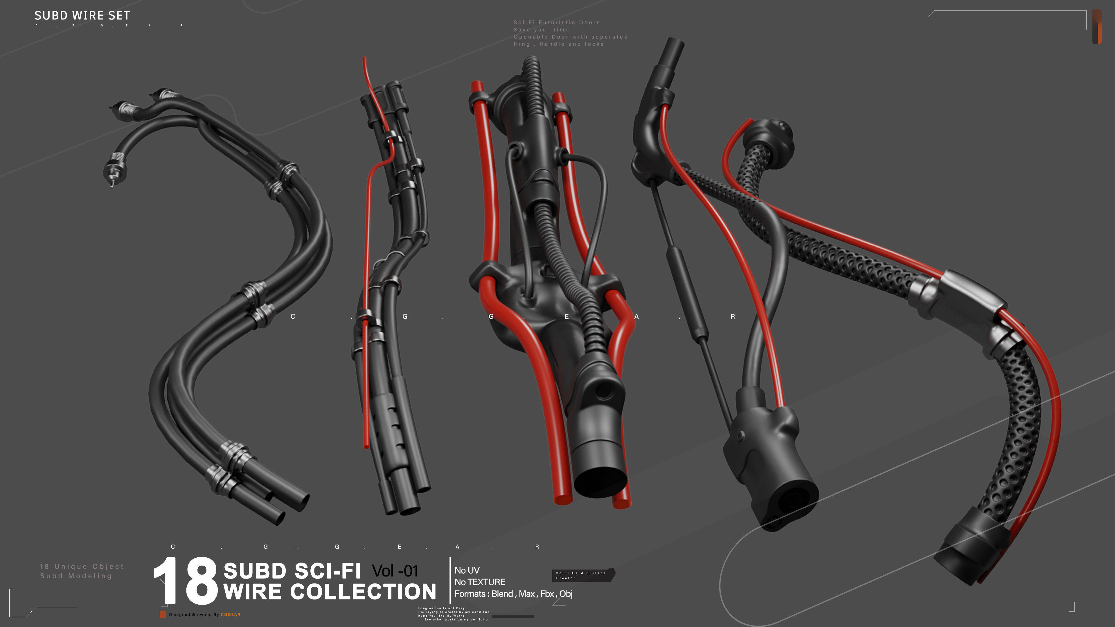 Subd Cables and Wires VOl-01 3D model_3