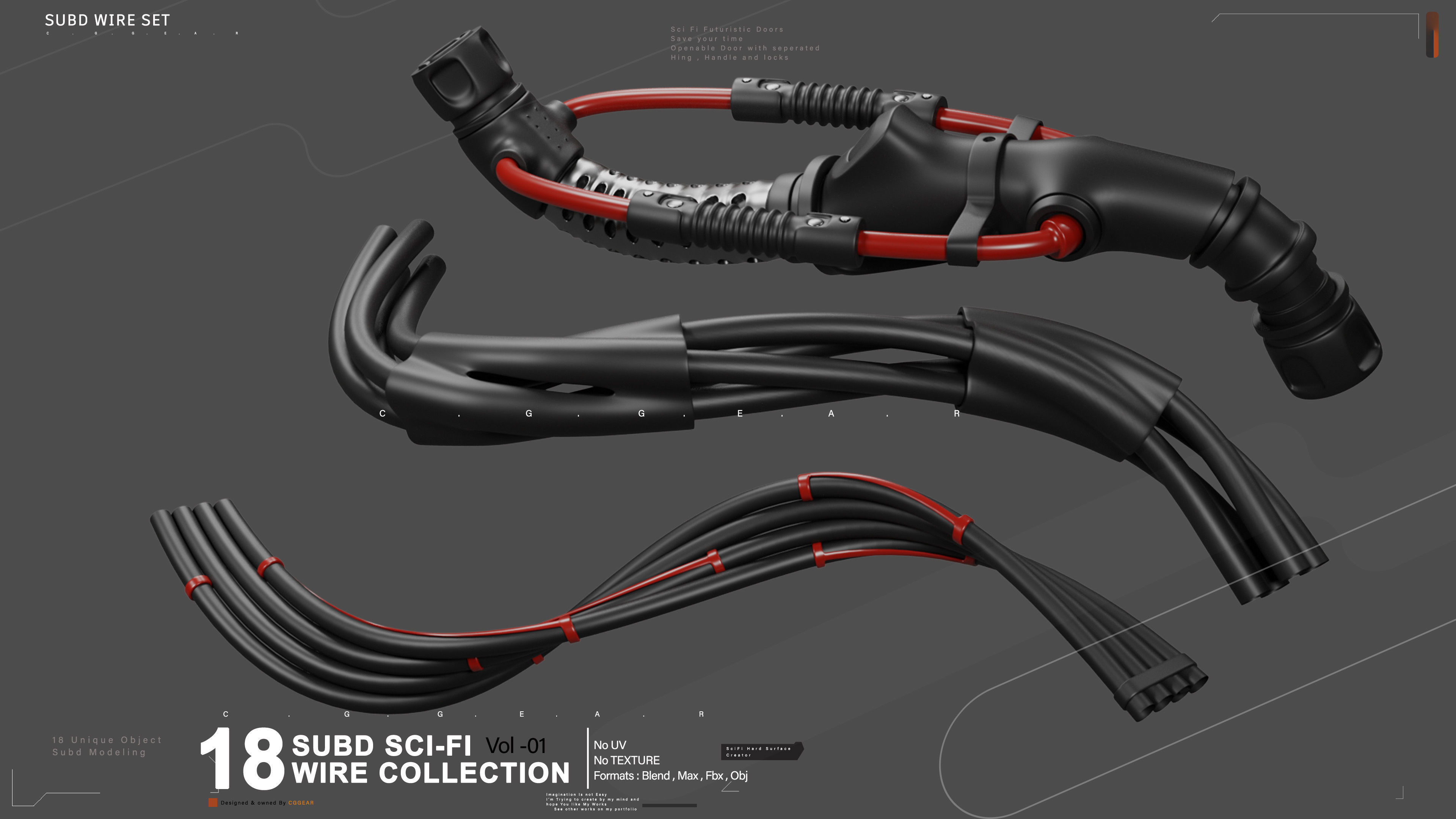Subd Cables and Wires VOl-01 3D model_5