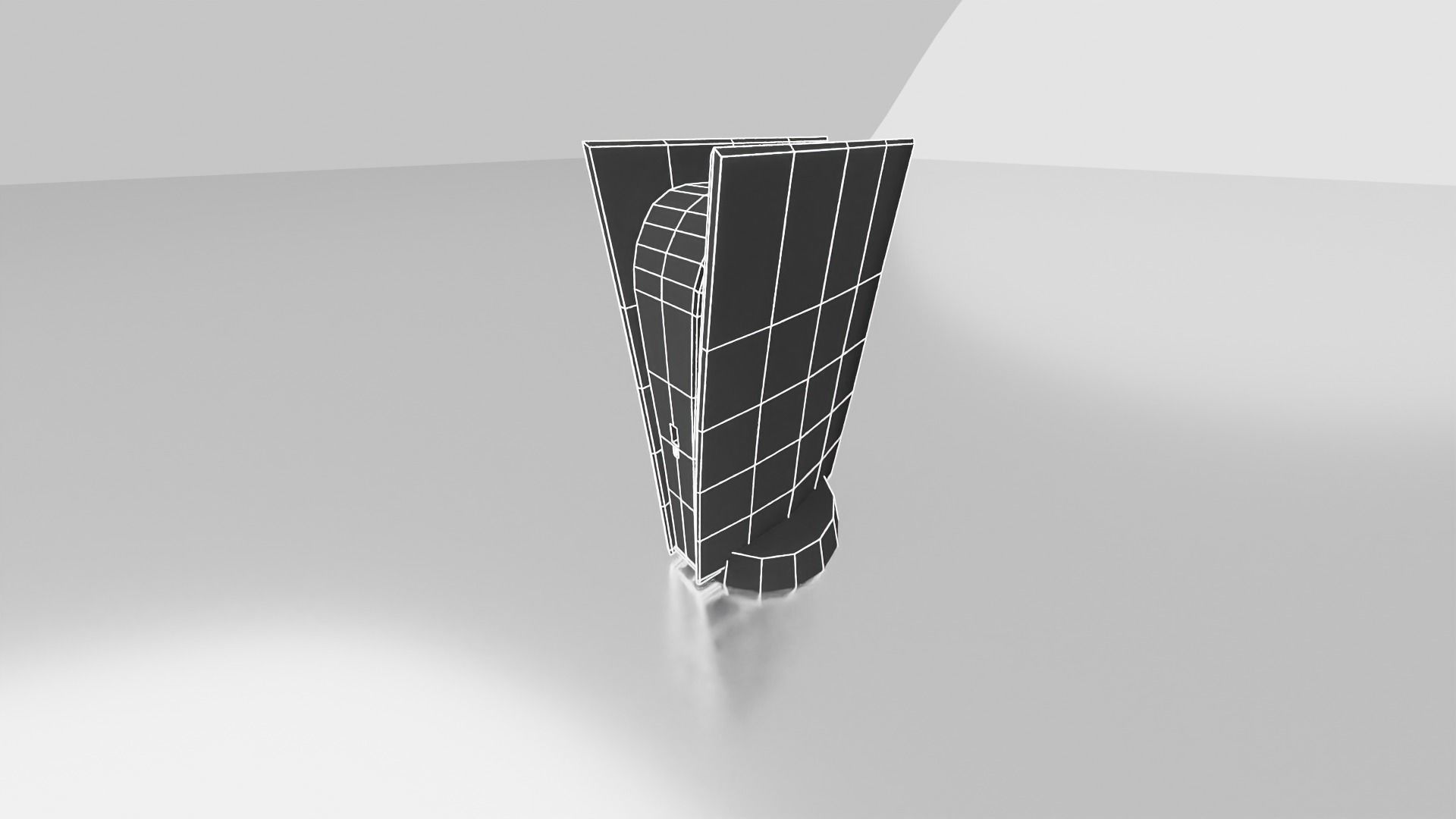 Low poly 3d PlayStation 5 model Low-poly 3D model_6