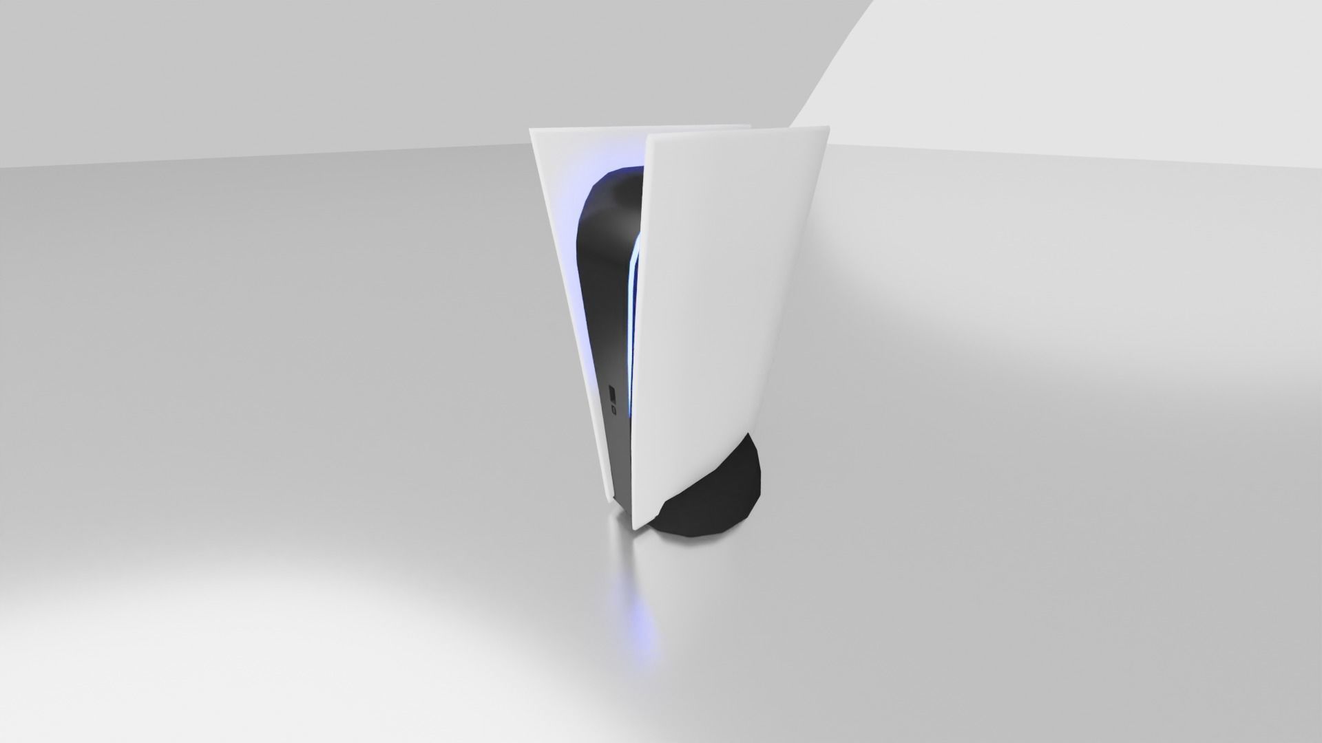 Low poly 3d PlayStation 5 model Low-poly 3D model_5