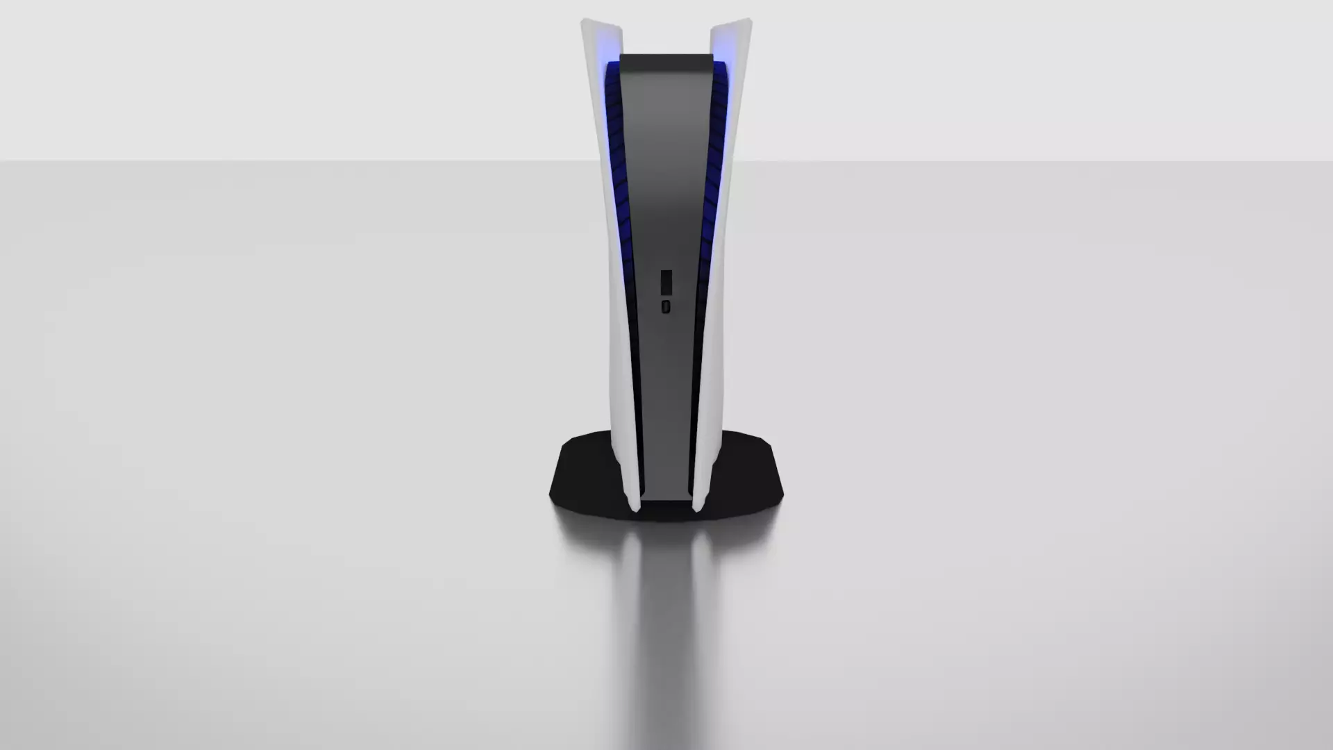 Low poly 3d PlayStation 5 model Low-poly 3D model_0