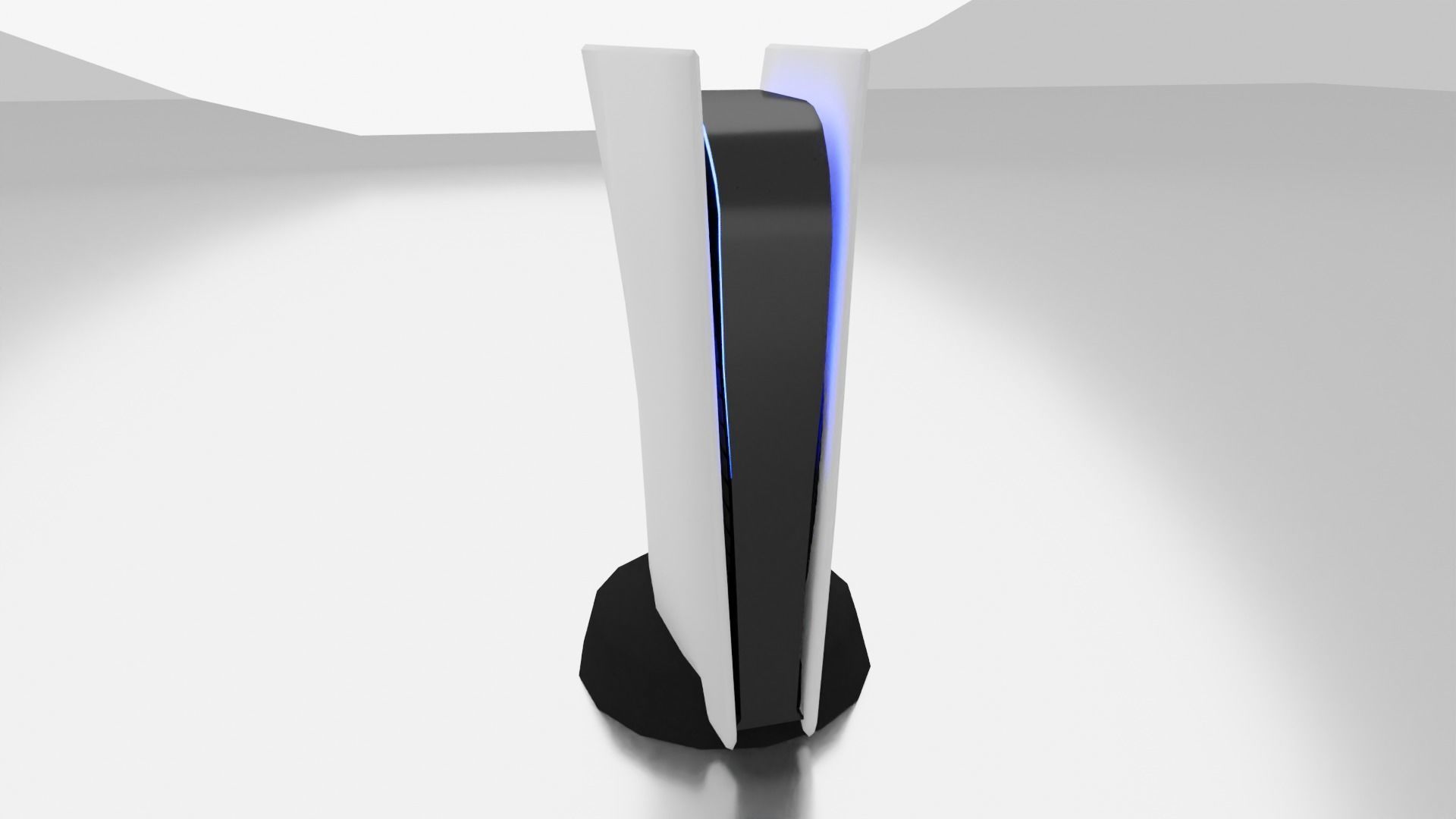 Low poly 3d PlayStation 5 model Low-poly 3D model_7