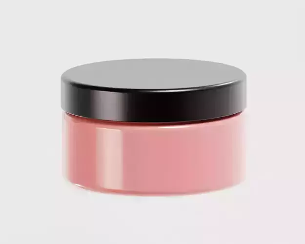 Cream jar 3d model
