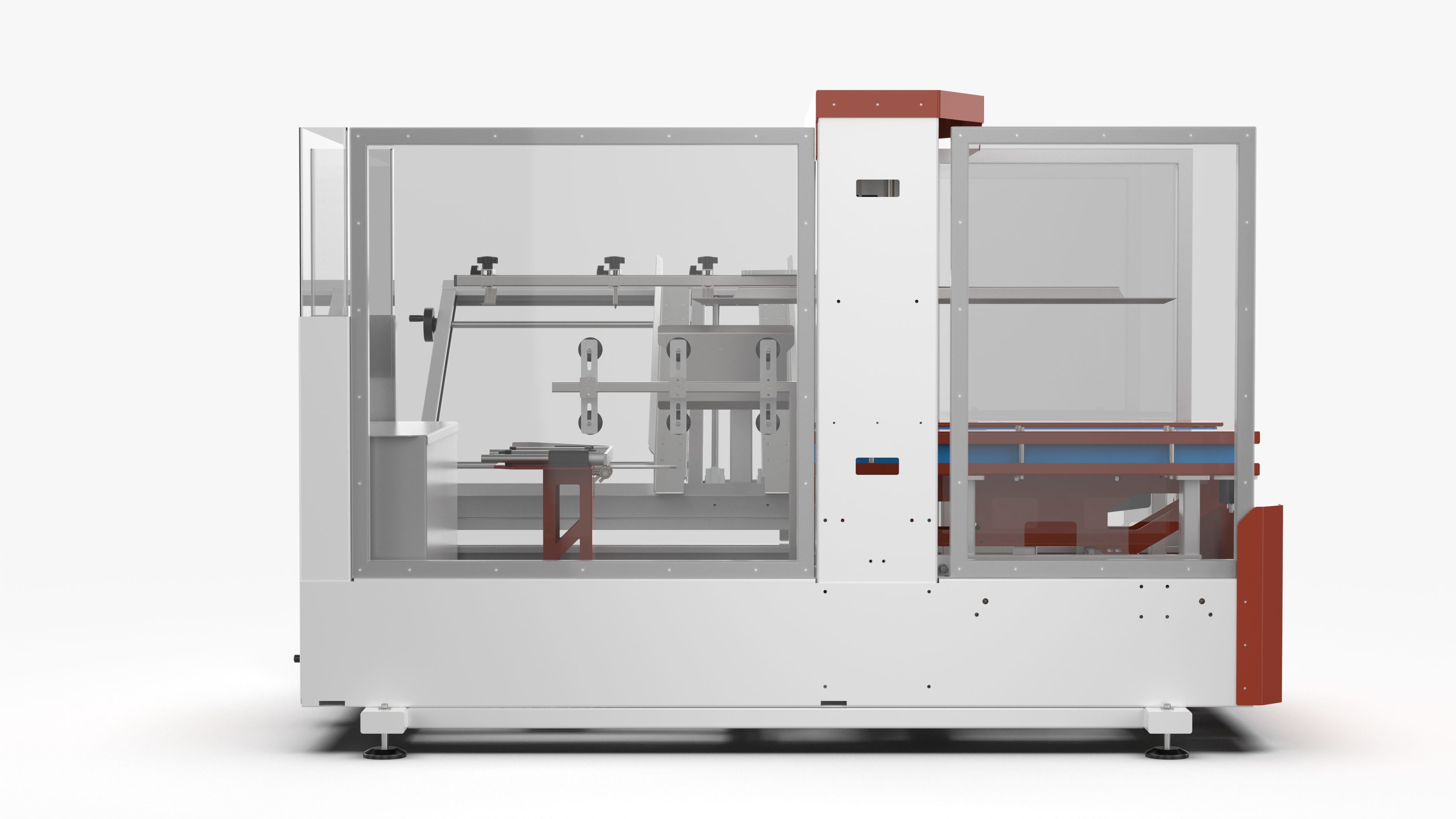 Fully Automatic Box Unpacking Machine 3D model_7