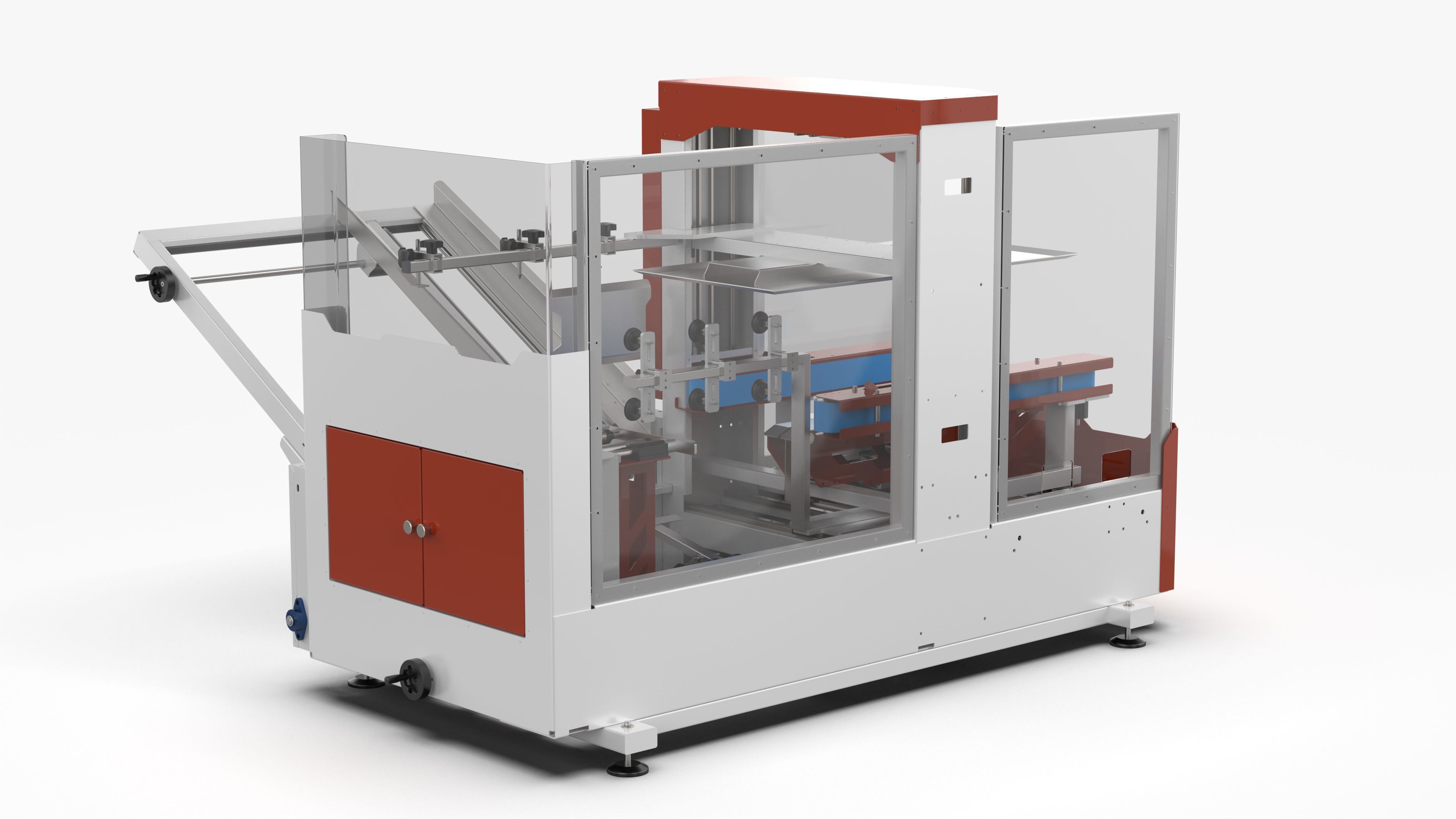 Fully Automatic Box Unpacking Machine 3D model_3