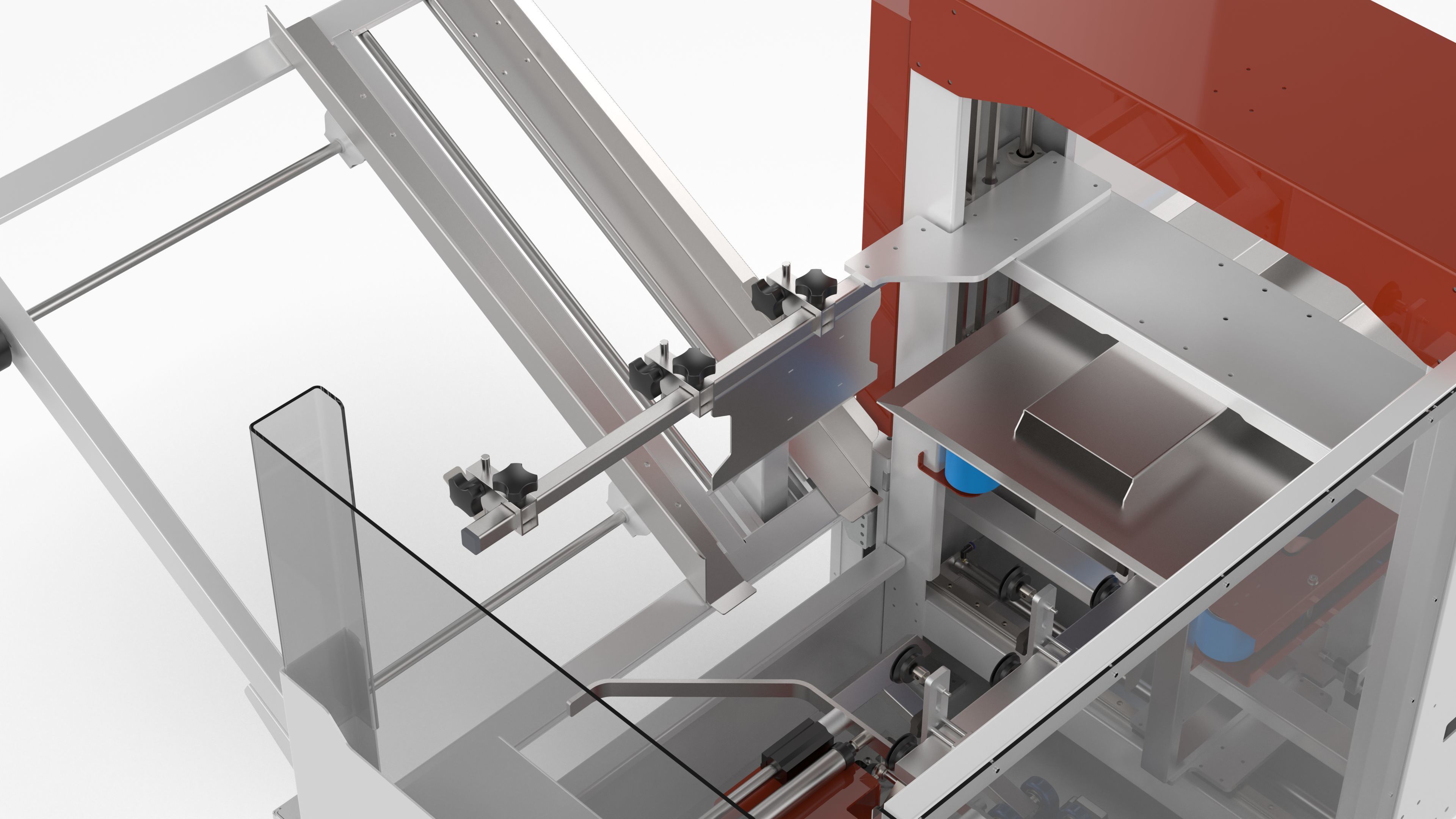 Fully Automatic Box Unpacking Machine 3D model_11