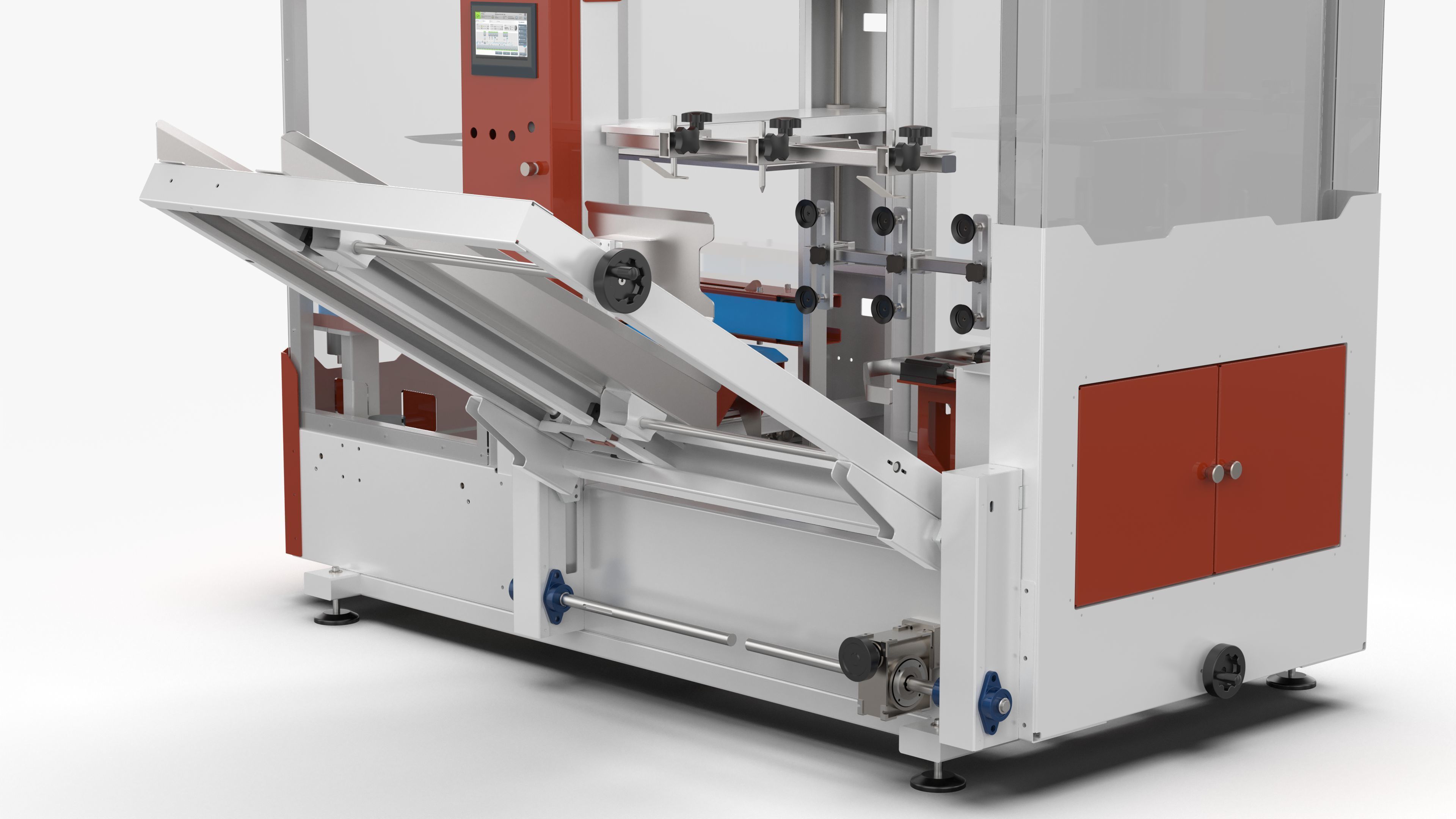 Fully Automatic Box Unpacking Machine 3D model_16