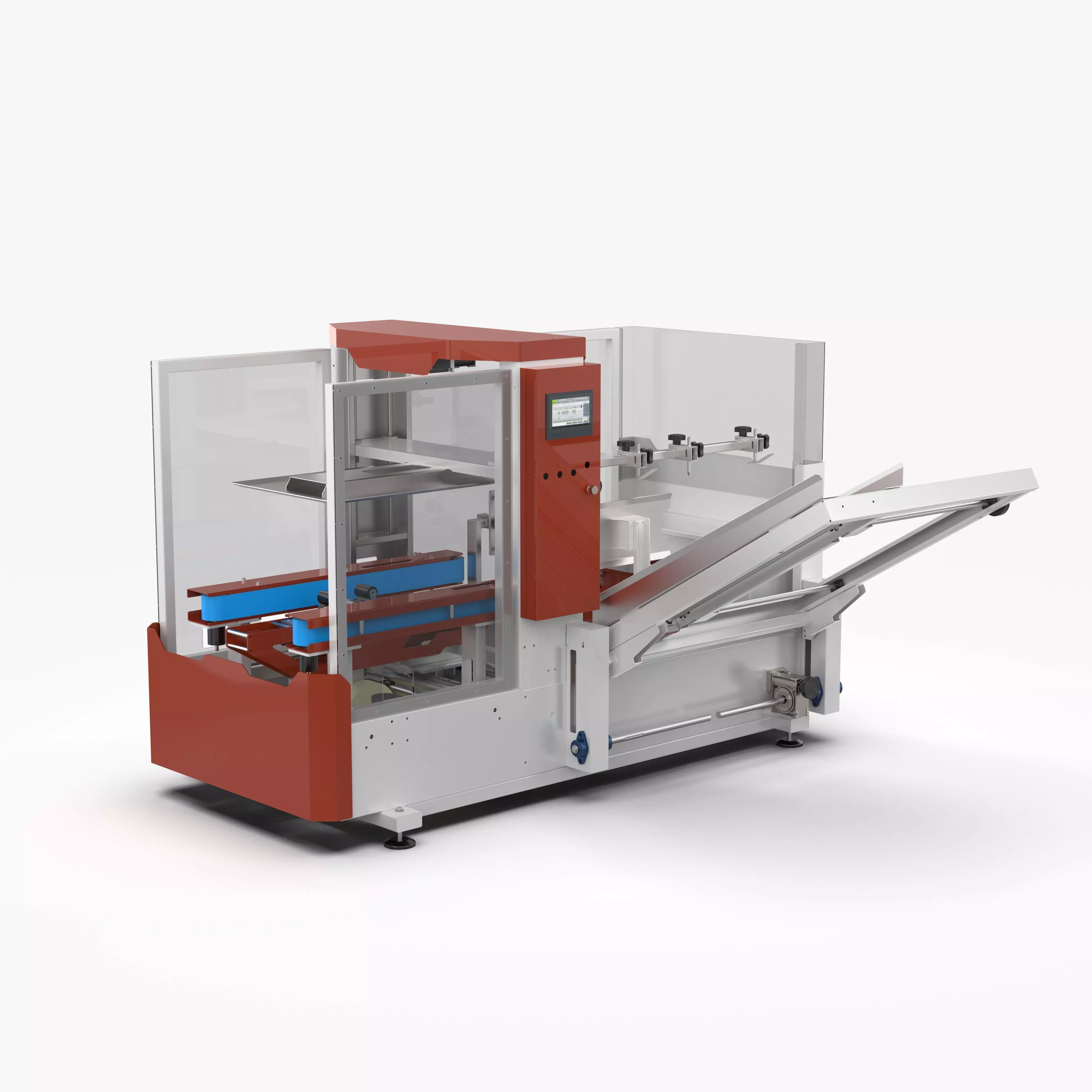 Fully Automatic Box Unpacking Machine 3D model_0