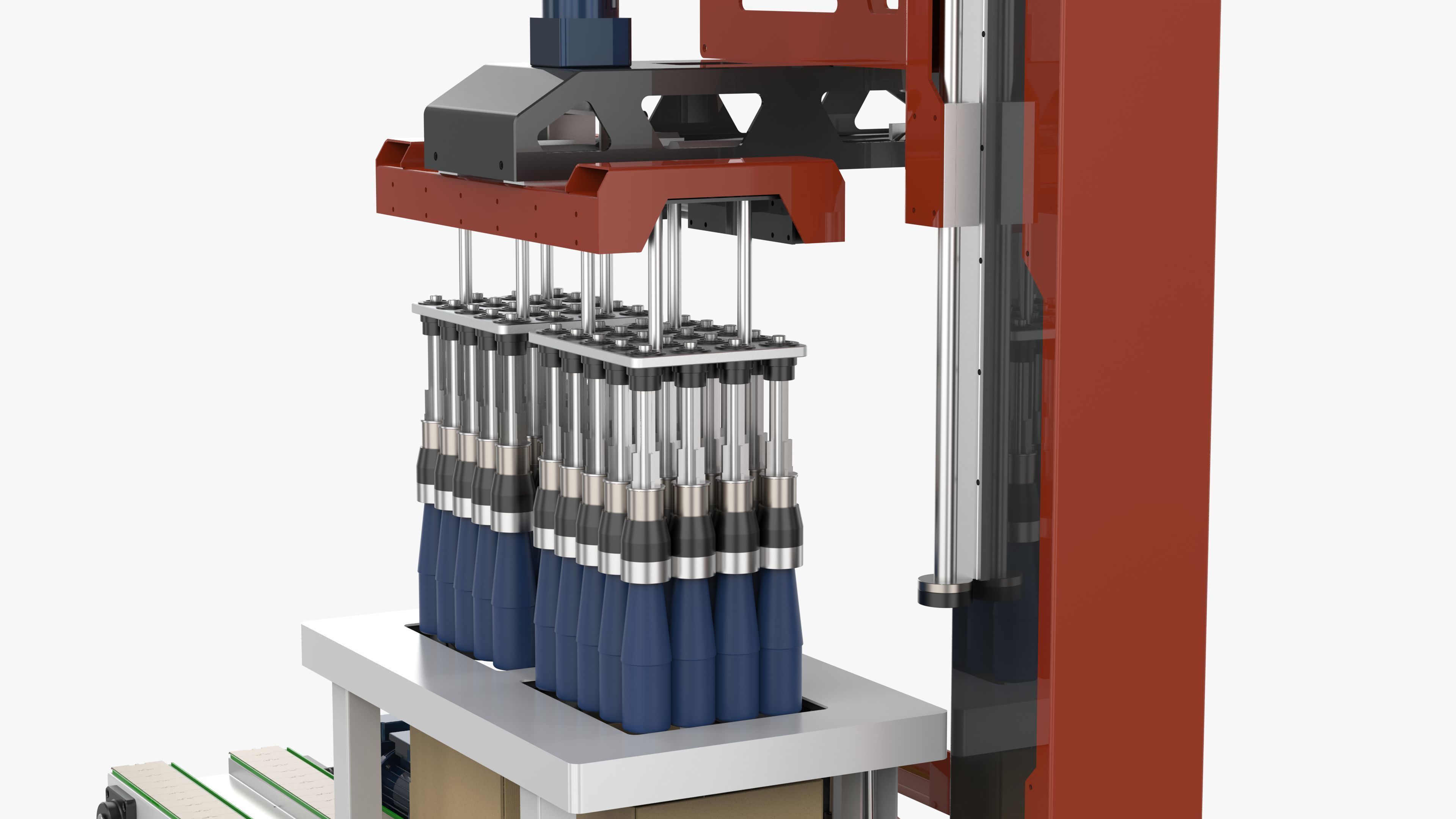 Classic Single Column Case Packer 3D model_13