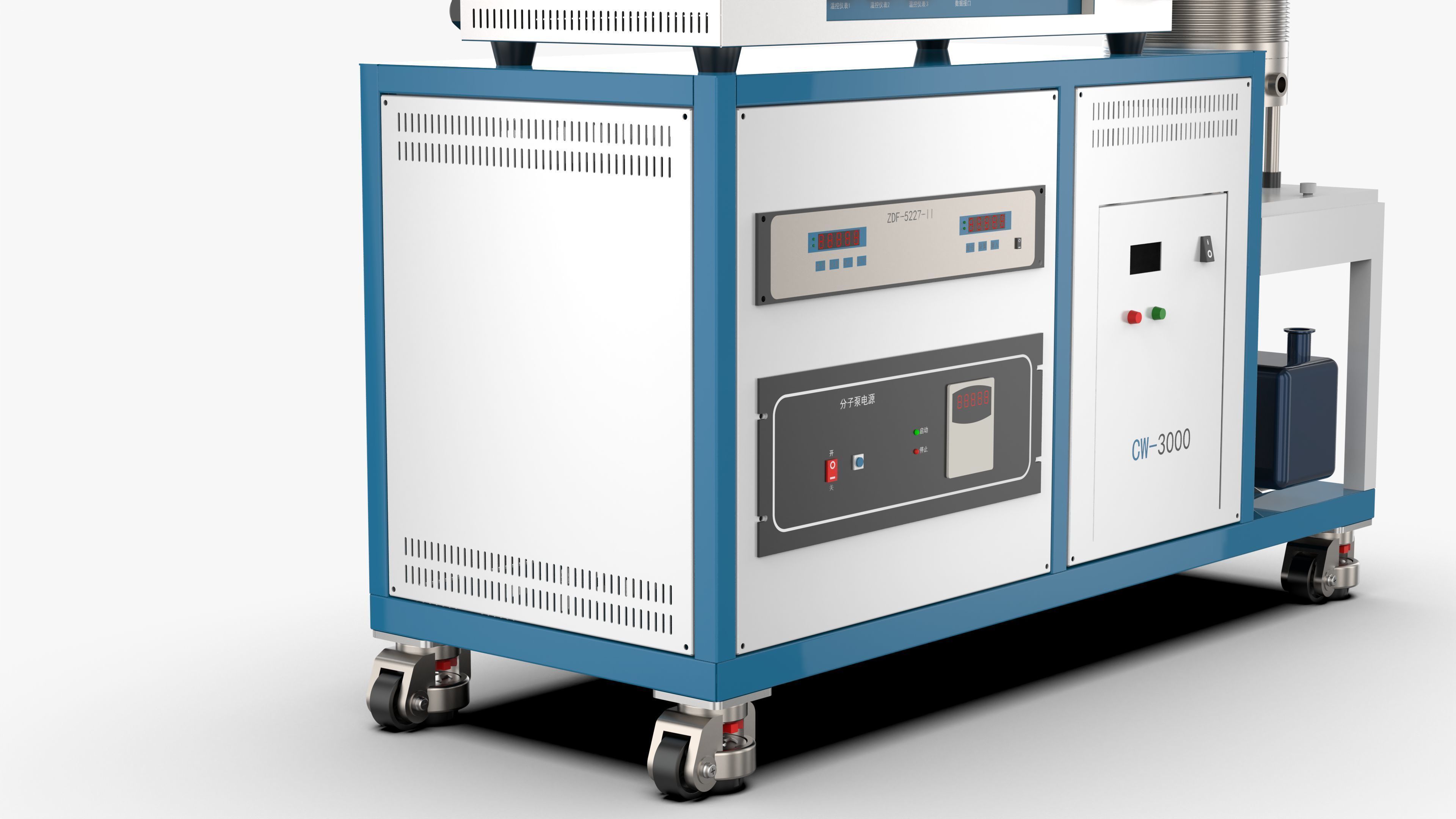 High Vacuum Tube Furnace 3D model_17