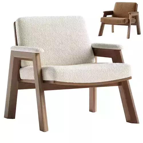 Thomas Bina Boucle Accent Chair