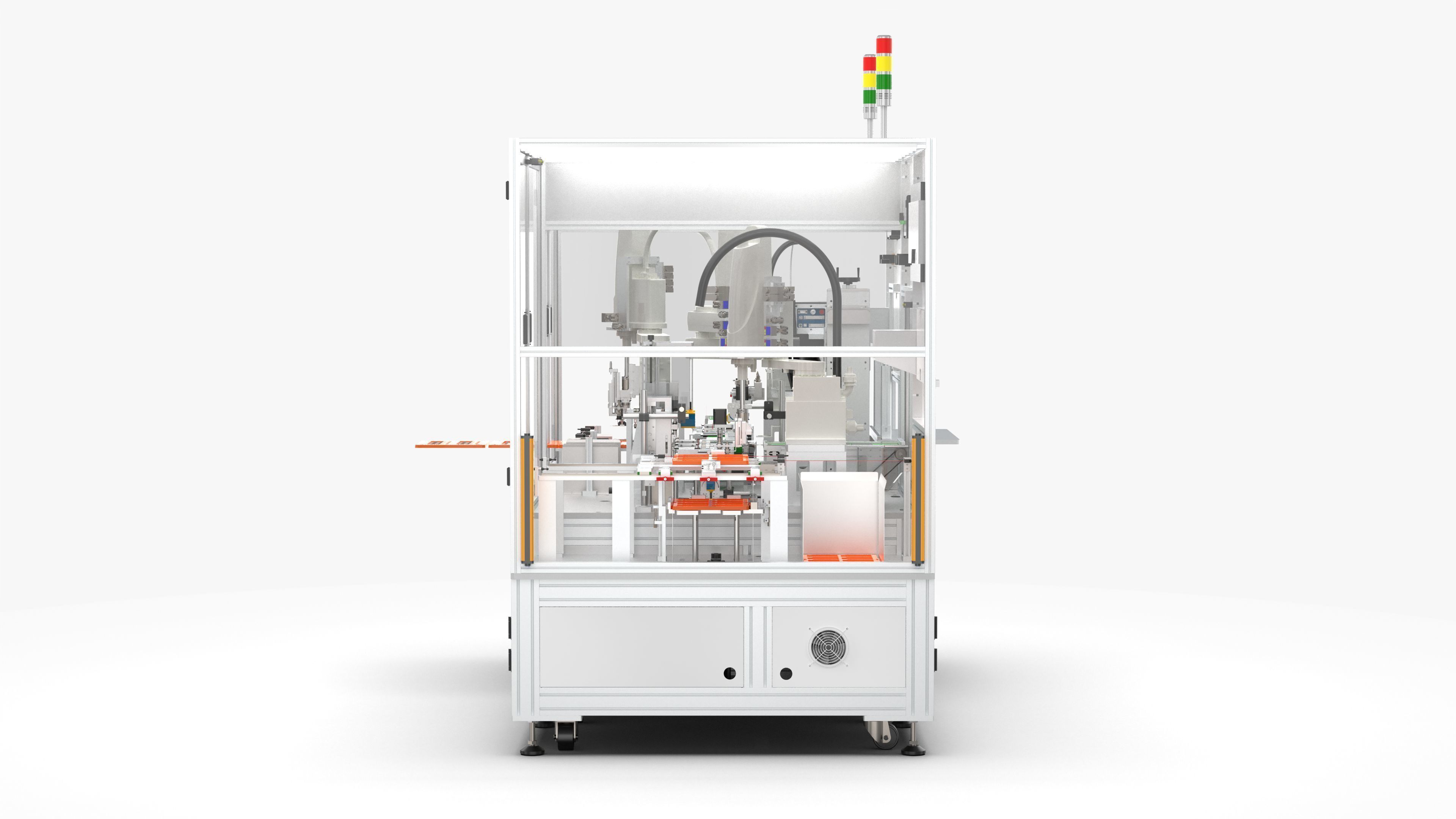 Automatic Battery Cell Welding Line 3D model_6