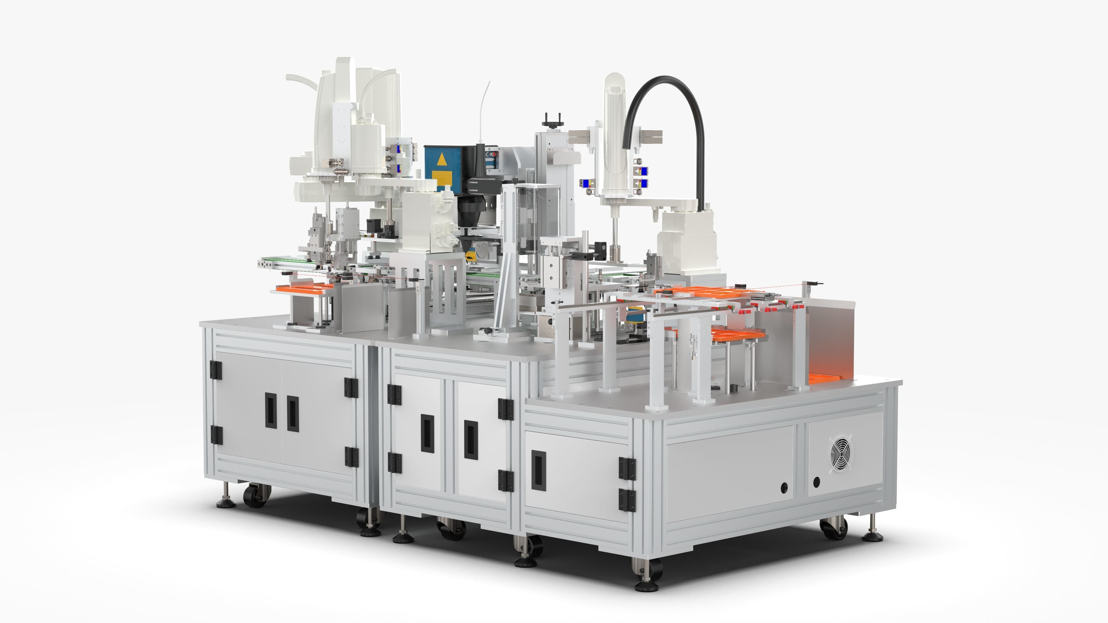 Automatic Battery Cell Welding Line 3D model_17