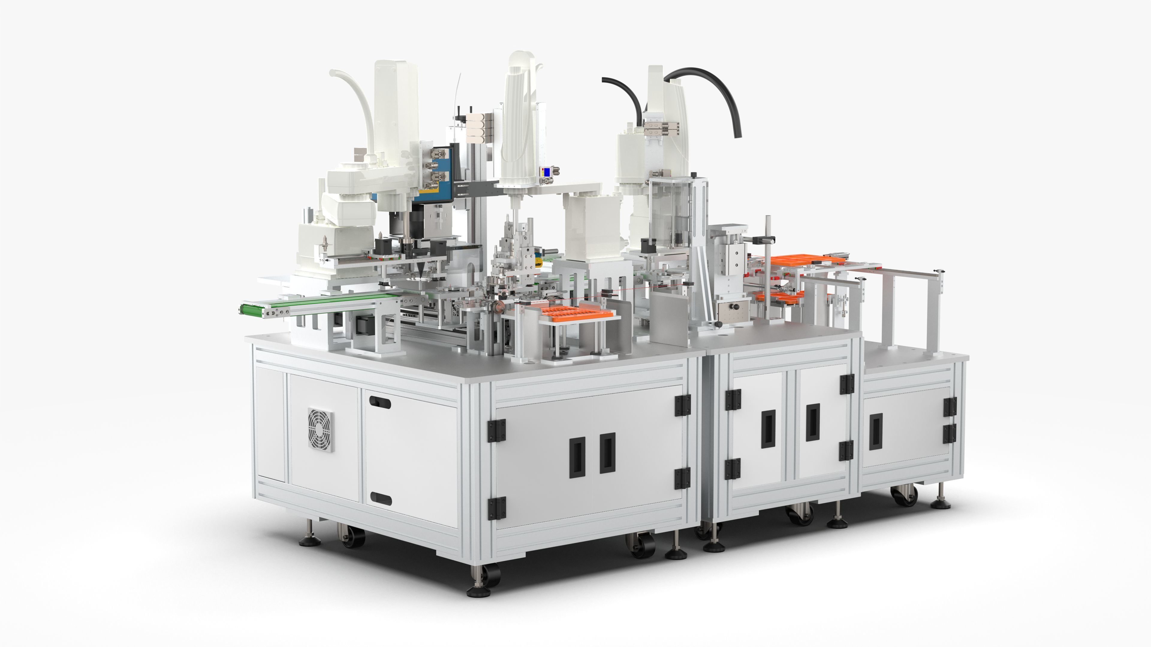 Automatic Battery Cell Welding Line 3D model_18