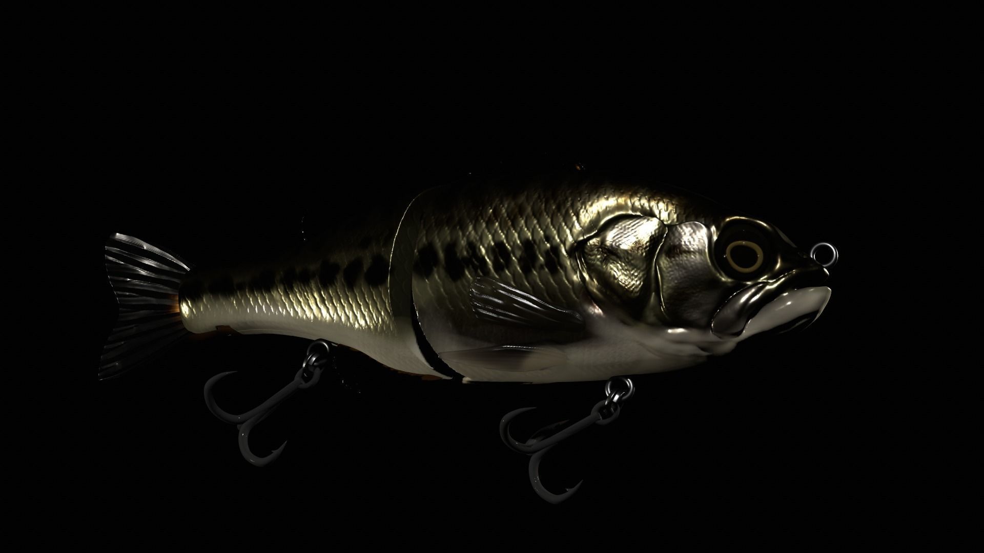 Bass swimbait 3d print  3D print model_3