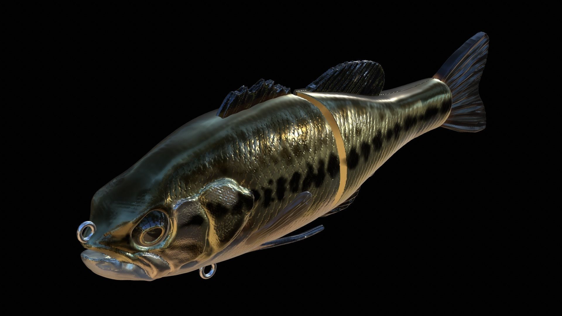 Bass swimbait 3d print  3D print model_2