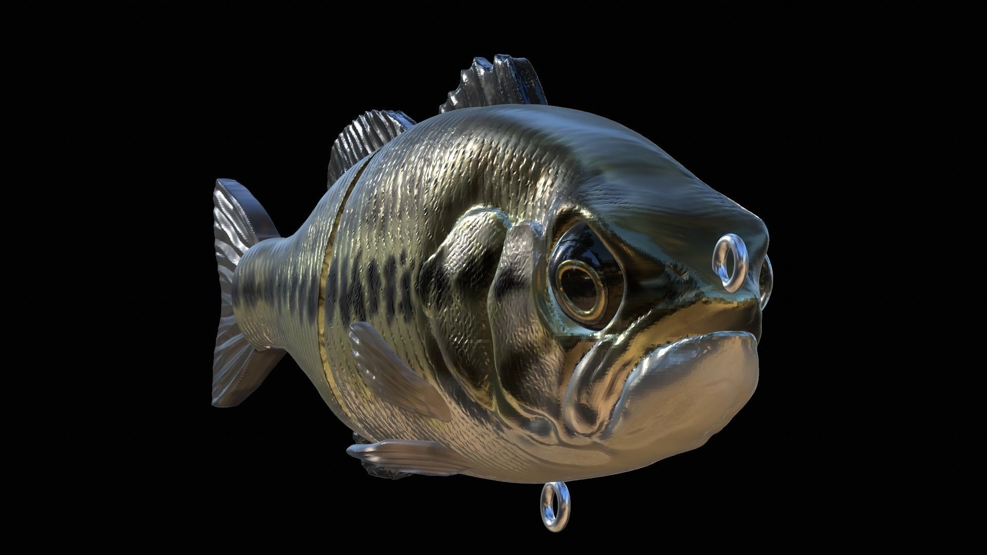 Bass swimbait 3d print  3D print model_1
