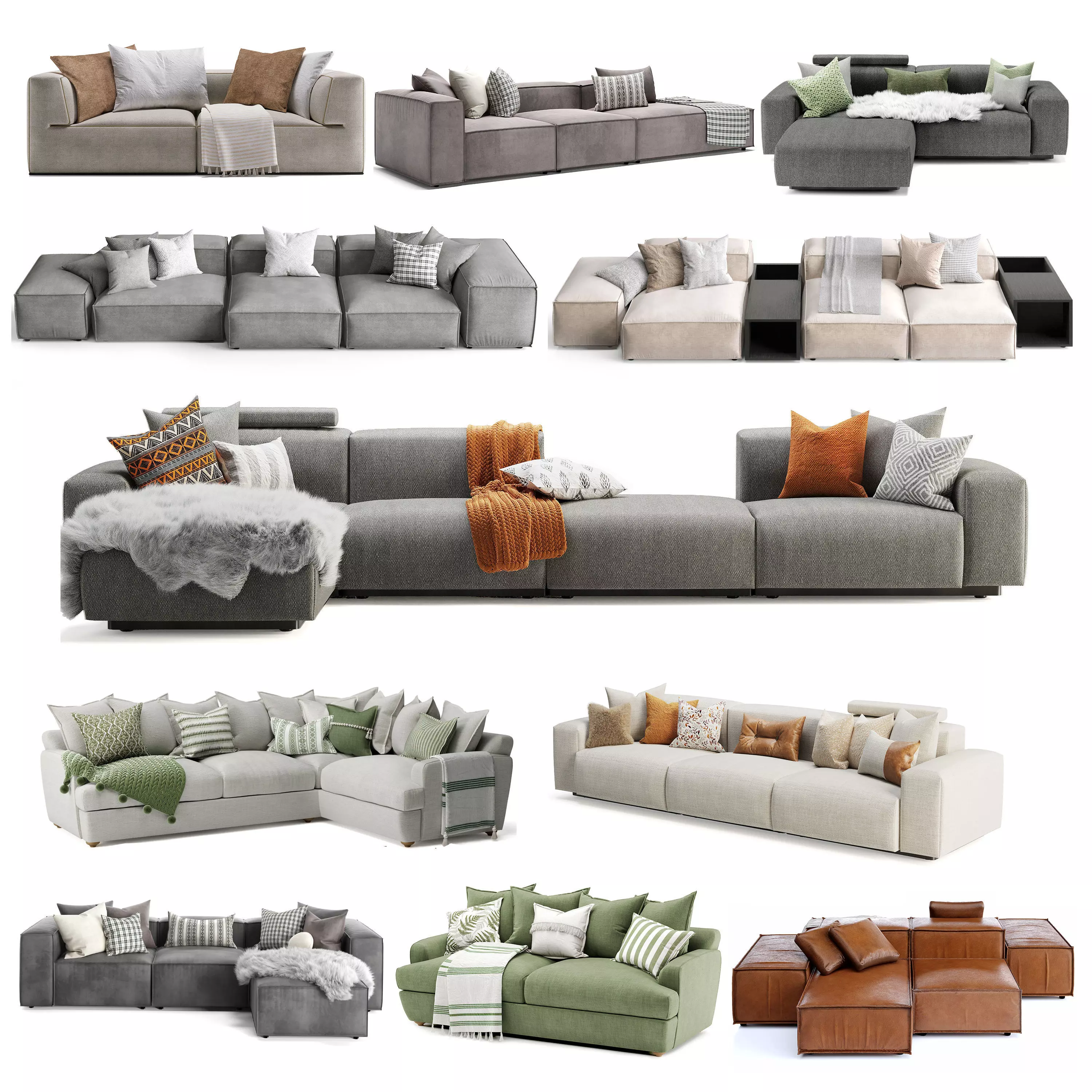 Modern Sofa Collection 01  _0