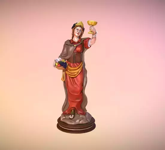 Autumn statue for 3D printing