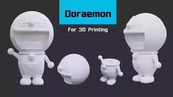 Doraemon 3D print