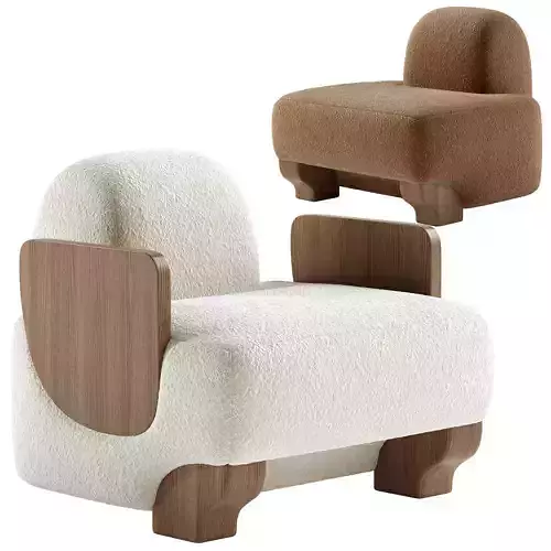 GRATITUDE Armchair and GRATITUDE Slipper Chair
