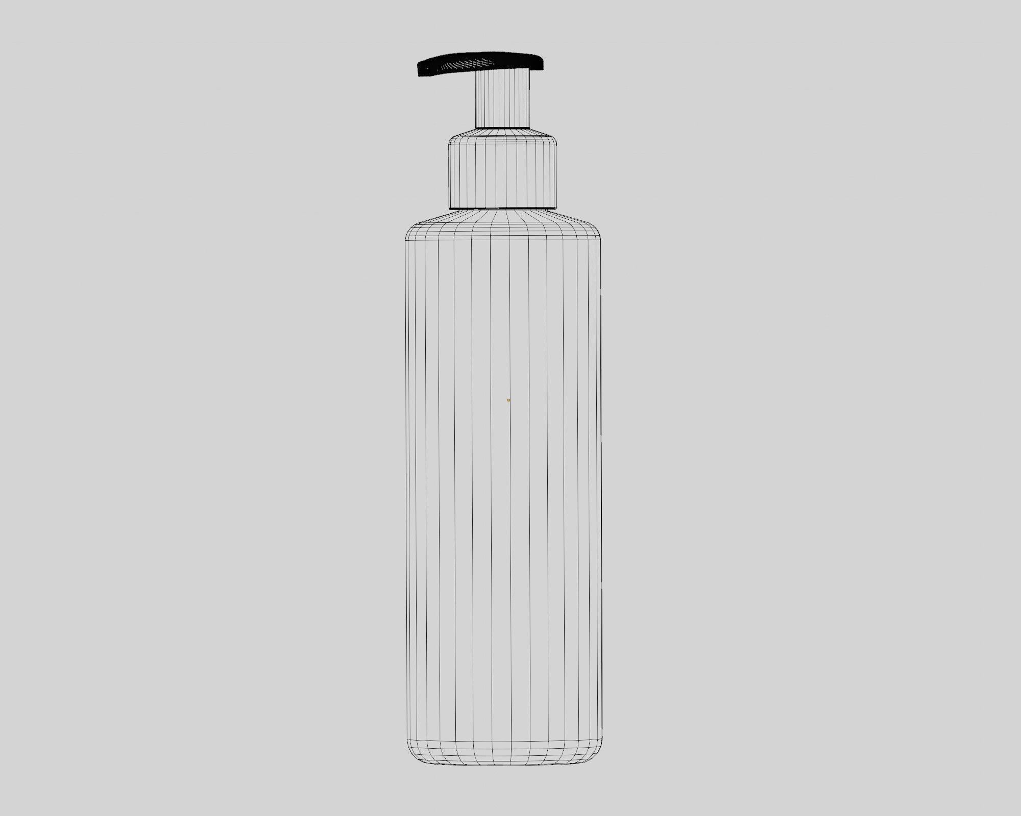Lotion bottle 06 Low-poly 3D model_4