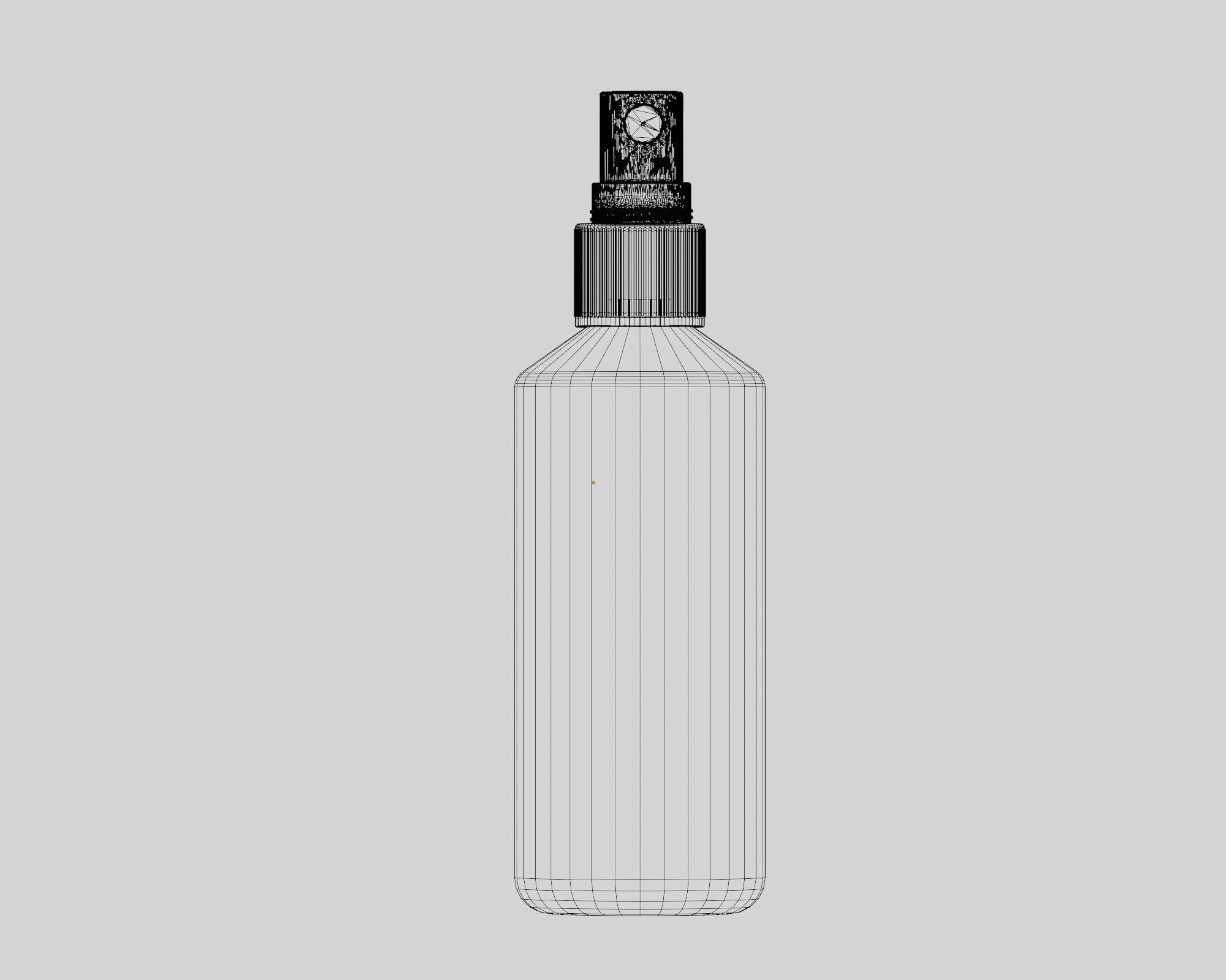 Spray bottle 02 Low-poly 3D model_4
